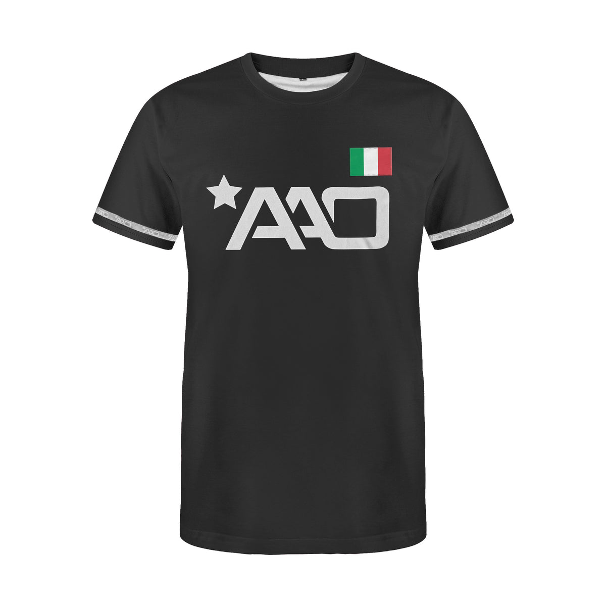 AAO Performance Italy Flag Rushguard – Martial Arts T-Shirt