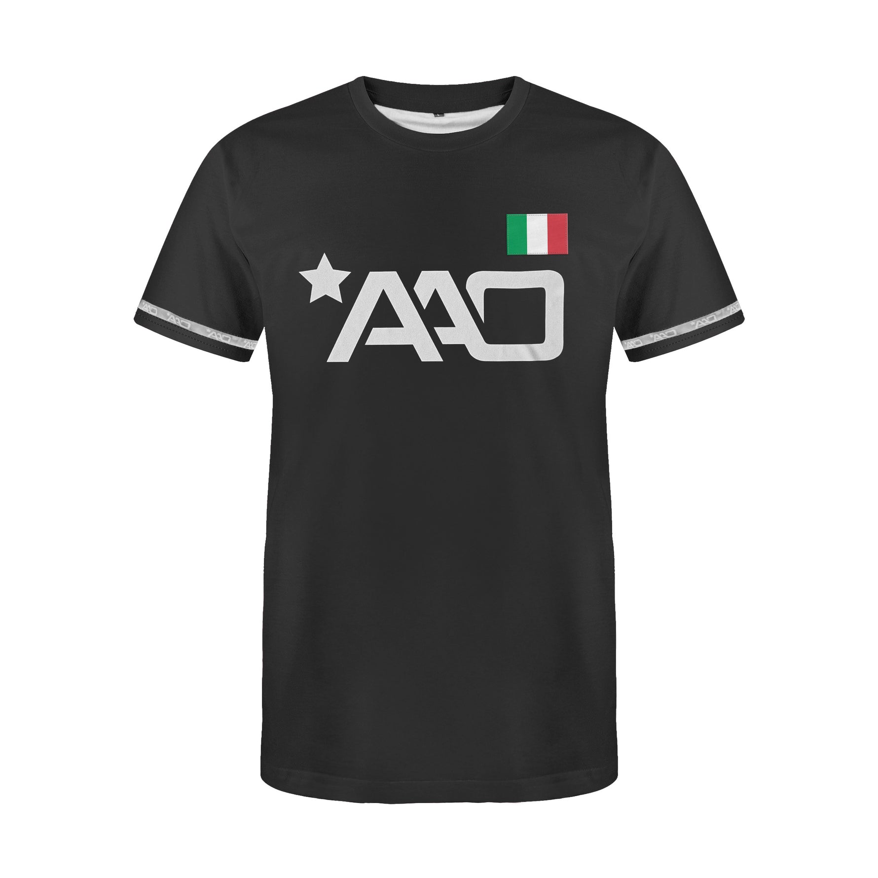 AAO Performance Italy Flag Rushguard – Martial Arts T-Shirt