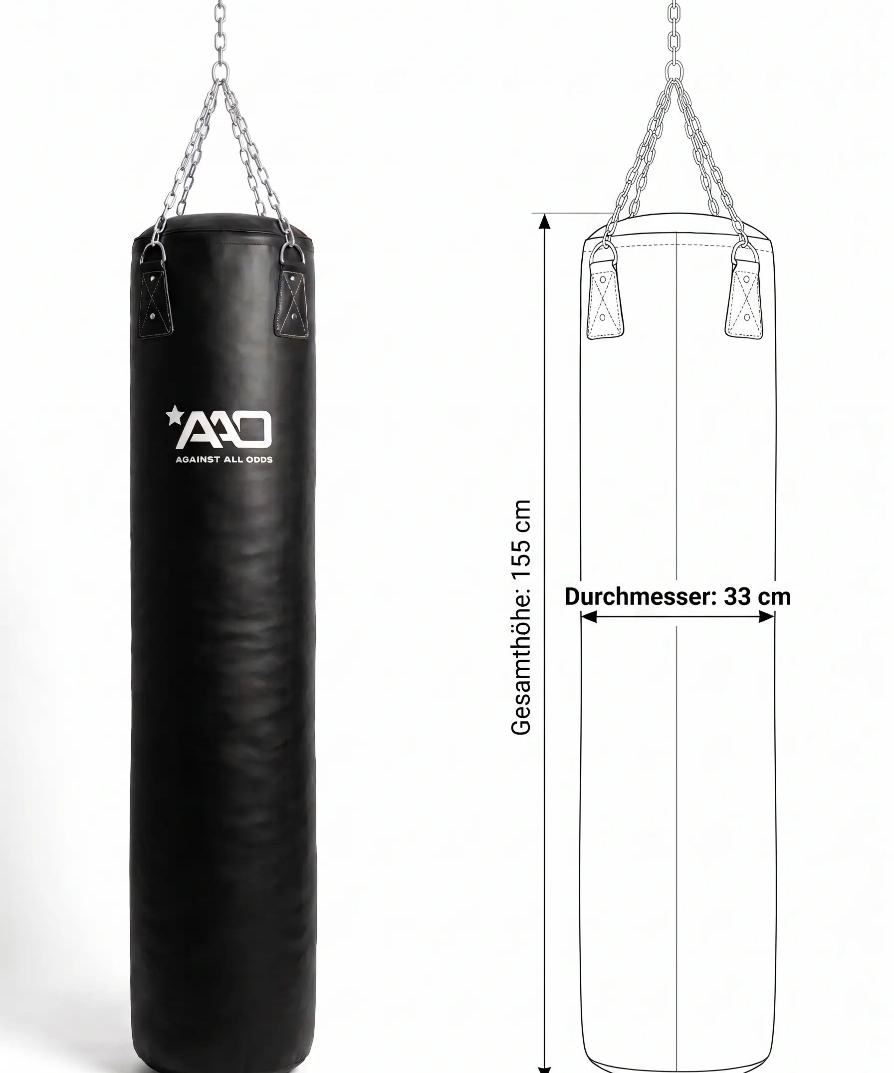 AAO Fighting Profi-Boxsack 155cm - Aao-Fighting
