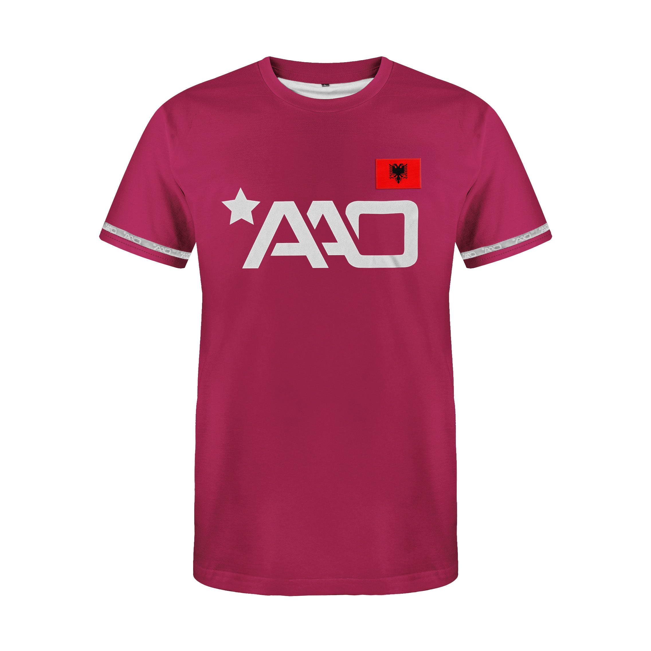 Albania MMA Rushguard T-Shirt | Flag-Design Martial Arts Tee