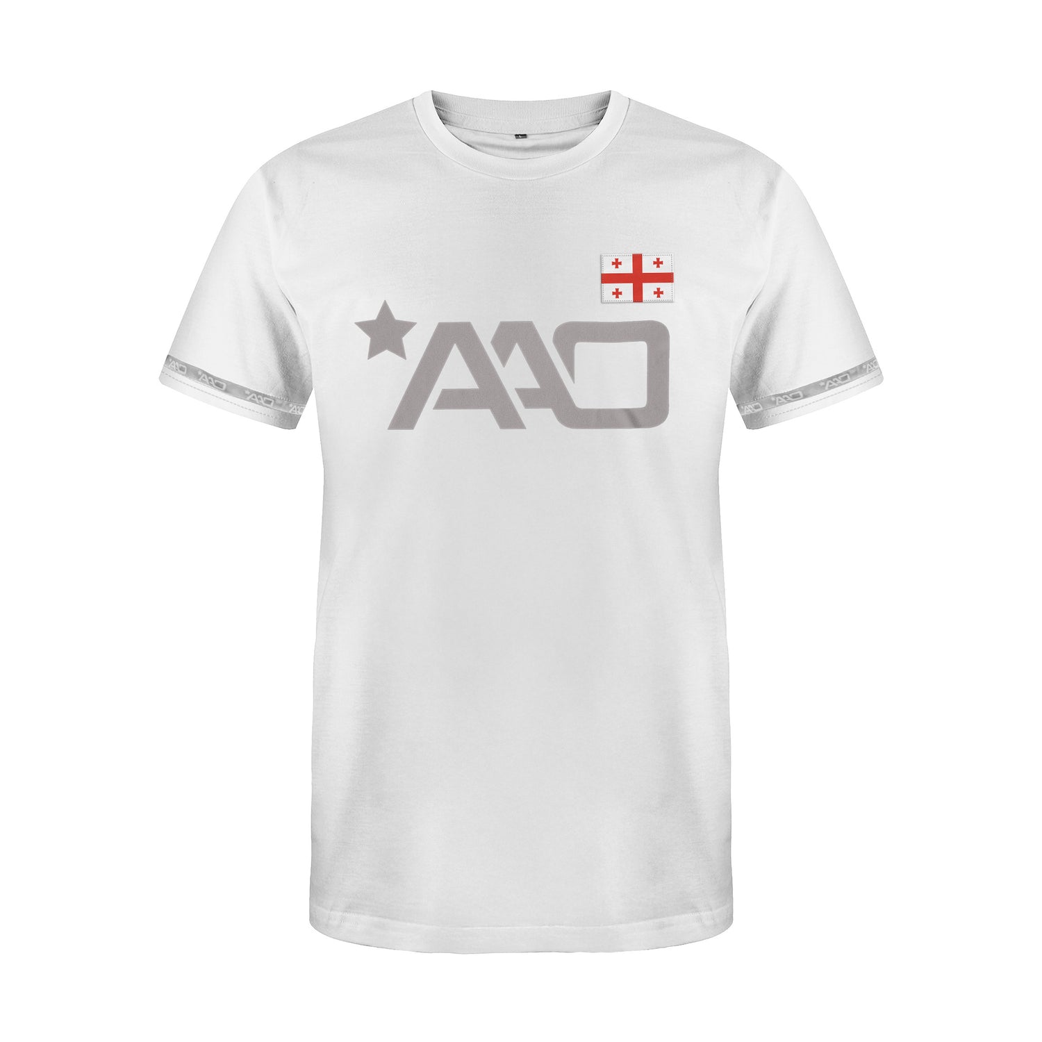 AAO Performance Georgia Flag Martial Arts T-Shirt