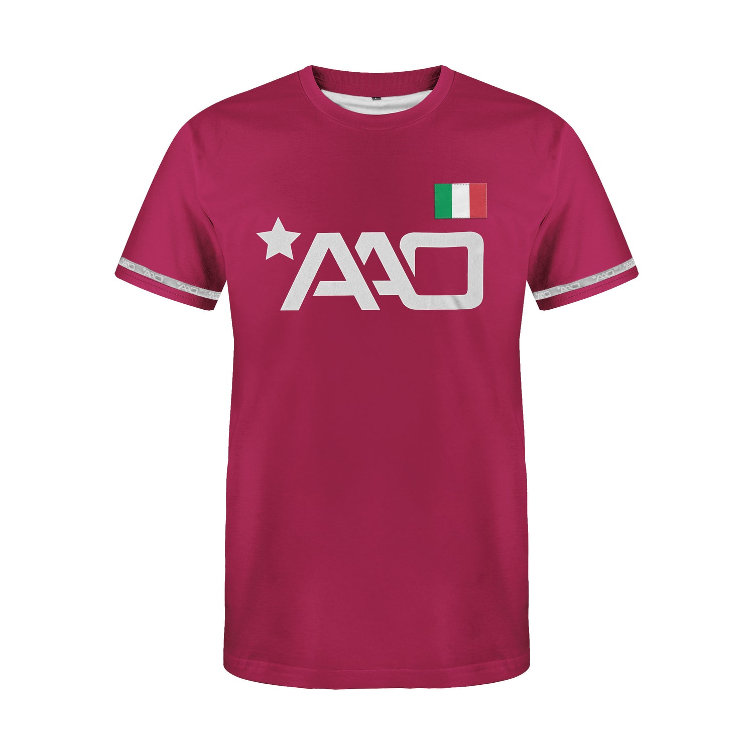 AAO Performance Italy Flag Rushguard – Martial Arts T-Shirt