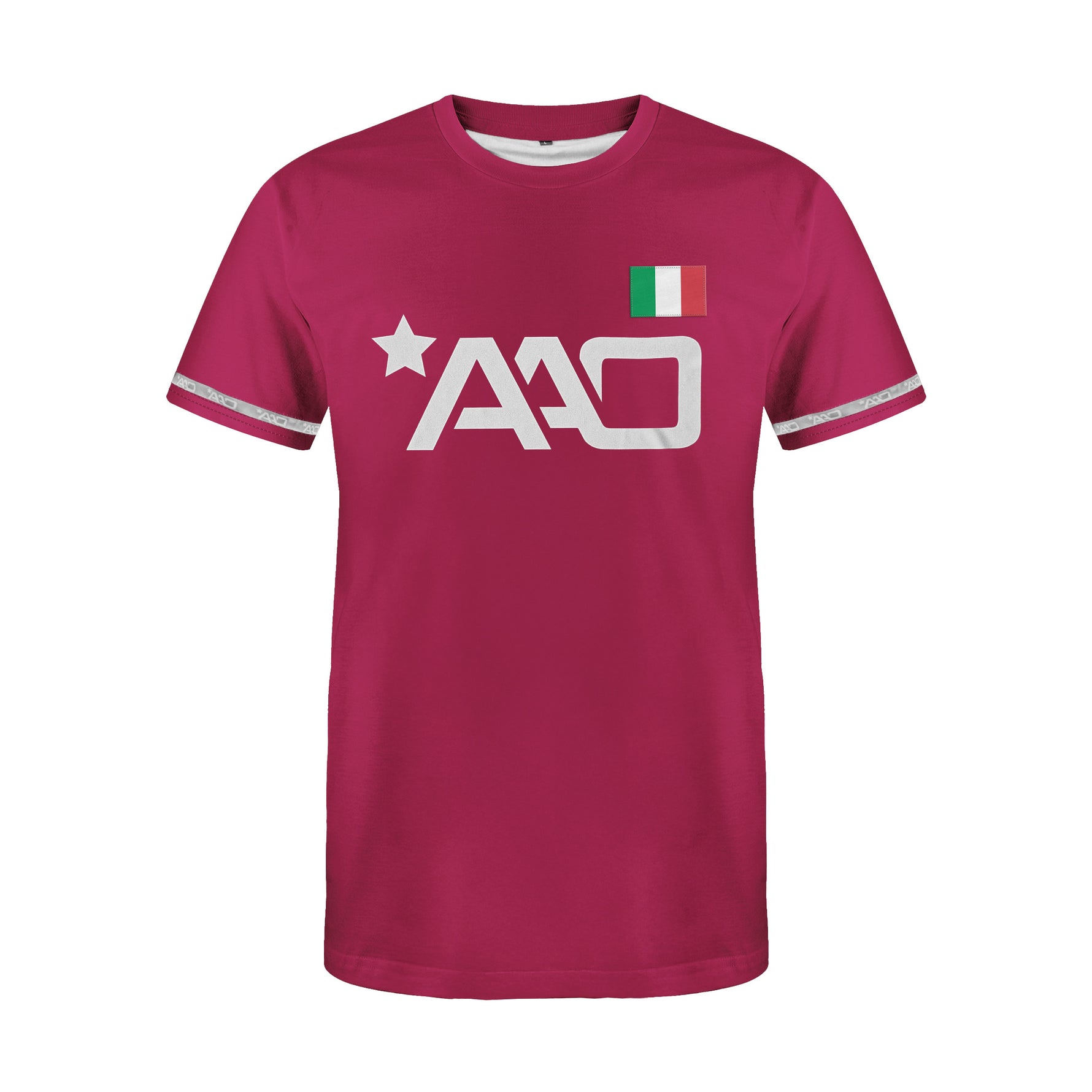 AAO Performance Italy Flag Rushguard – Martial Arts T-Shirt