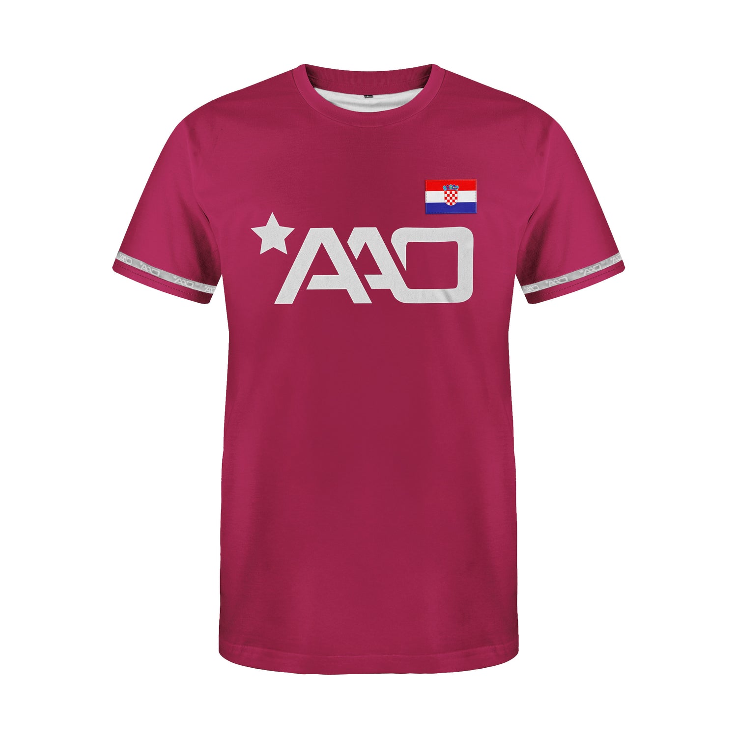 Performance Rashguard Croatia | AAO Flag Martial Art Tee