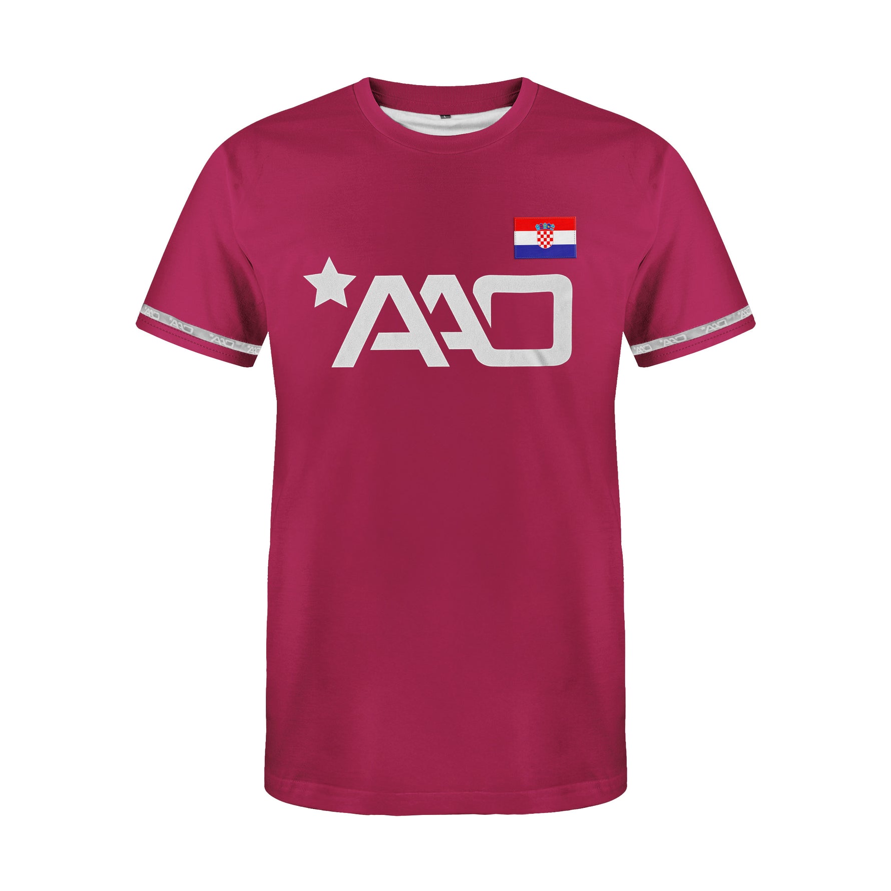 Performance Rashguard Croatia | AAO Flag Martial Art Tee