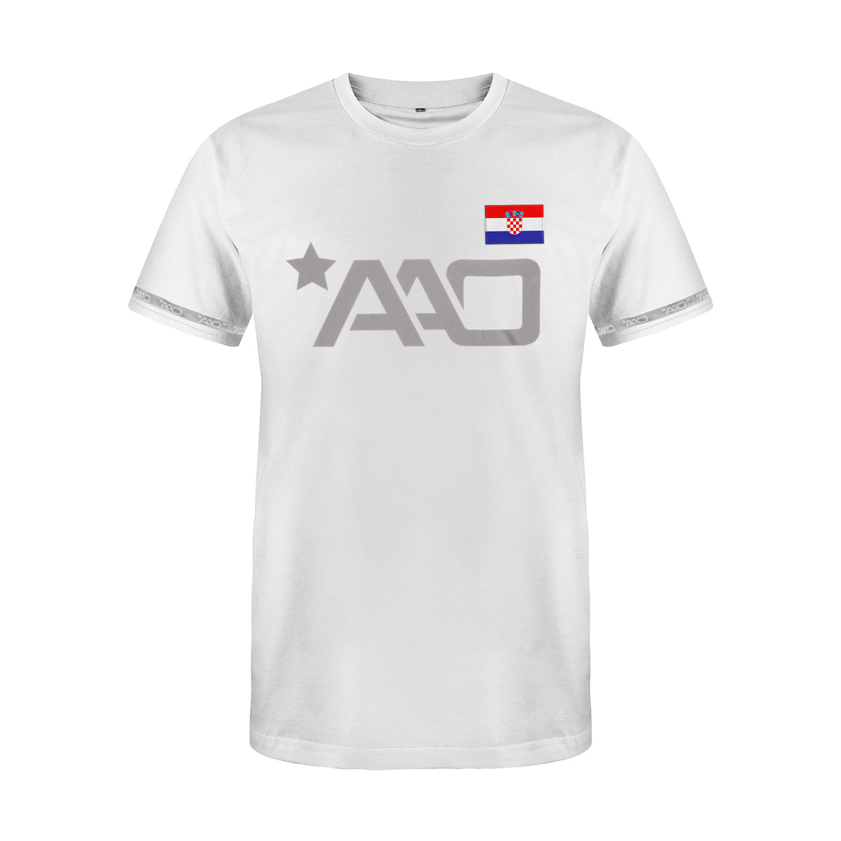 Performance Rashguard Croatia | AAO Flag Martial Art Tee