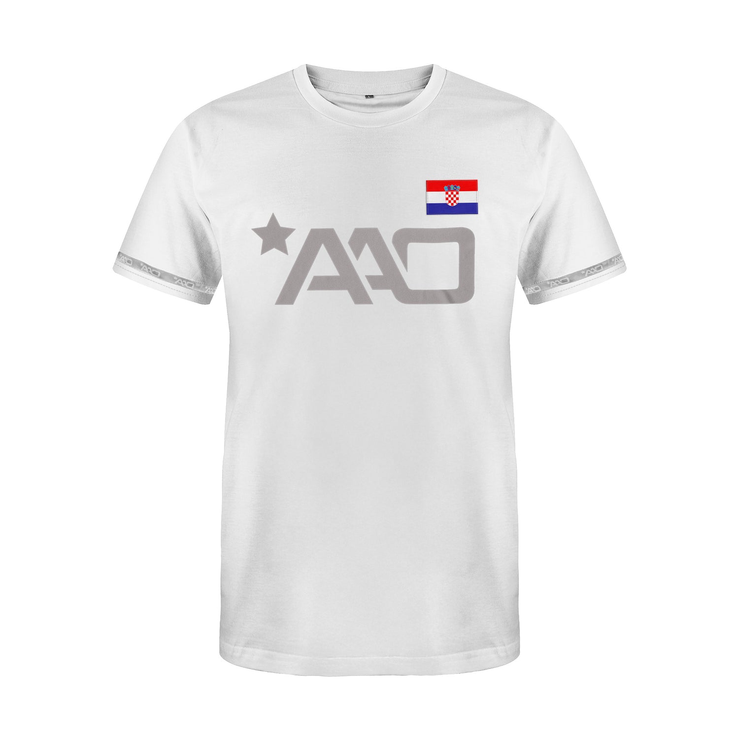 Performance Rashguard Croatia | AAO Flag Martial Art Tee