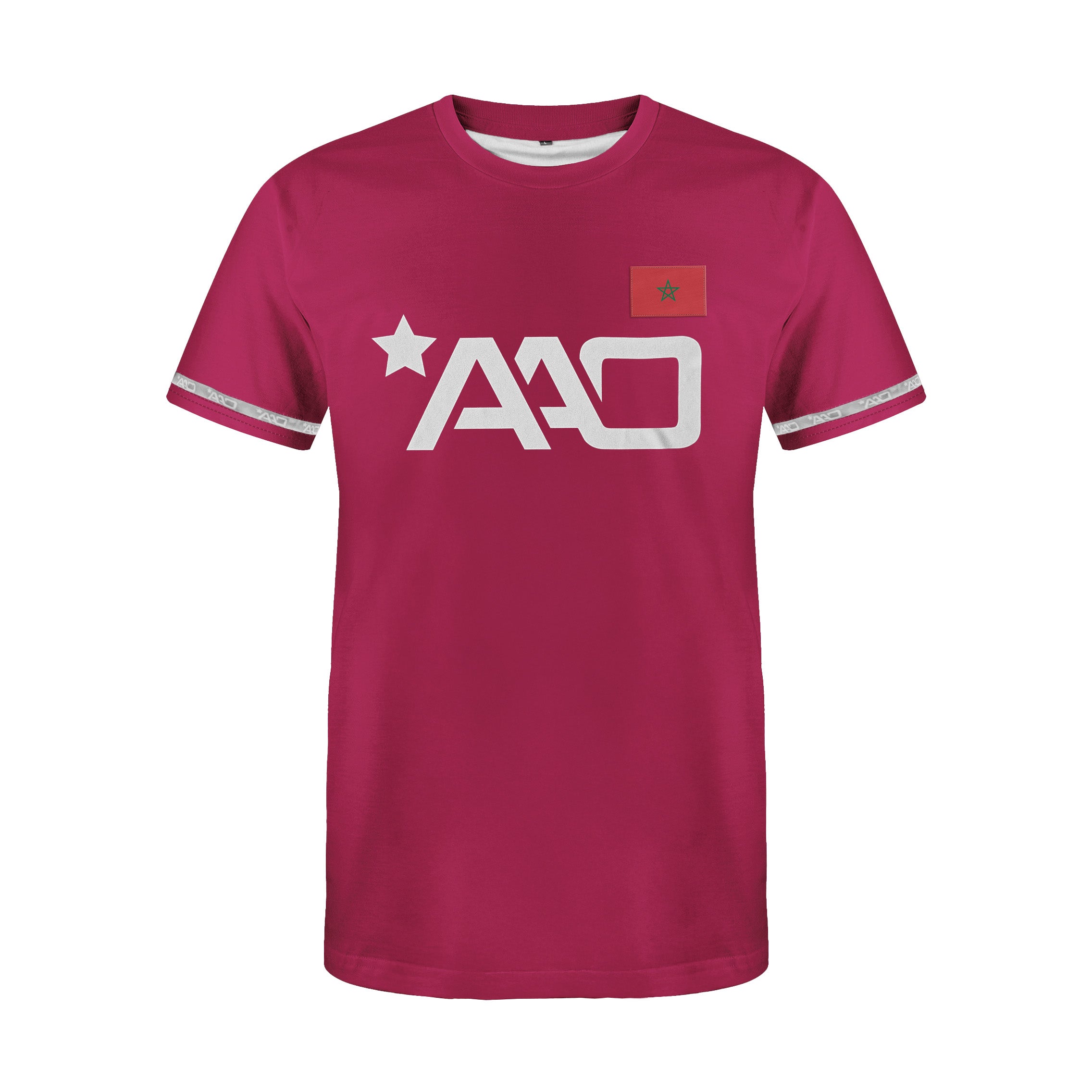 Morocco Martial Arts T-Shirt – Flag Design Fightwear