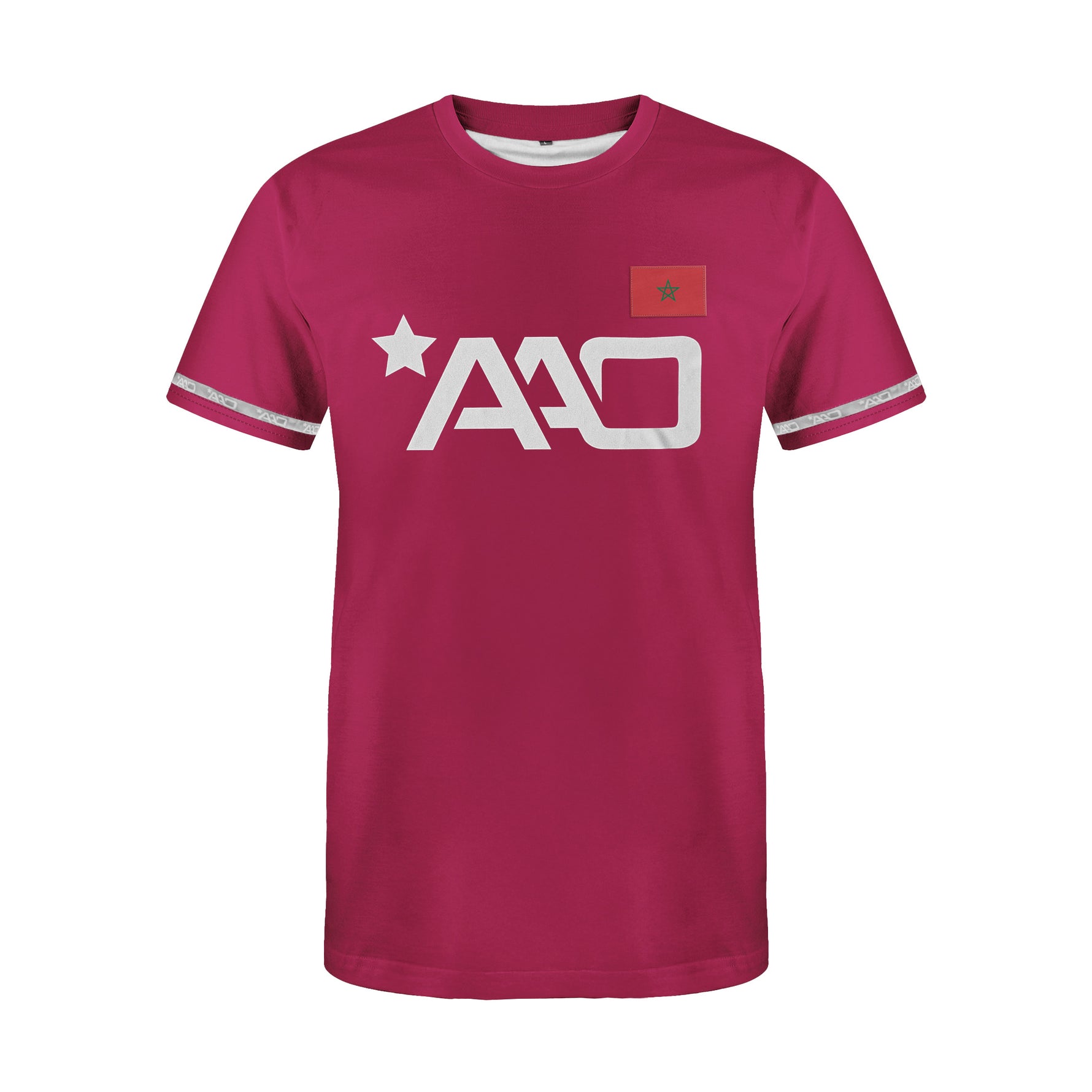 Morocco Martial Arts T-Shirt – Flag Design Fightwear
