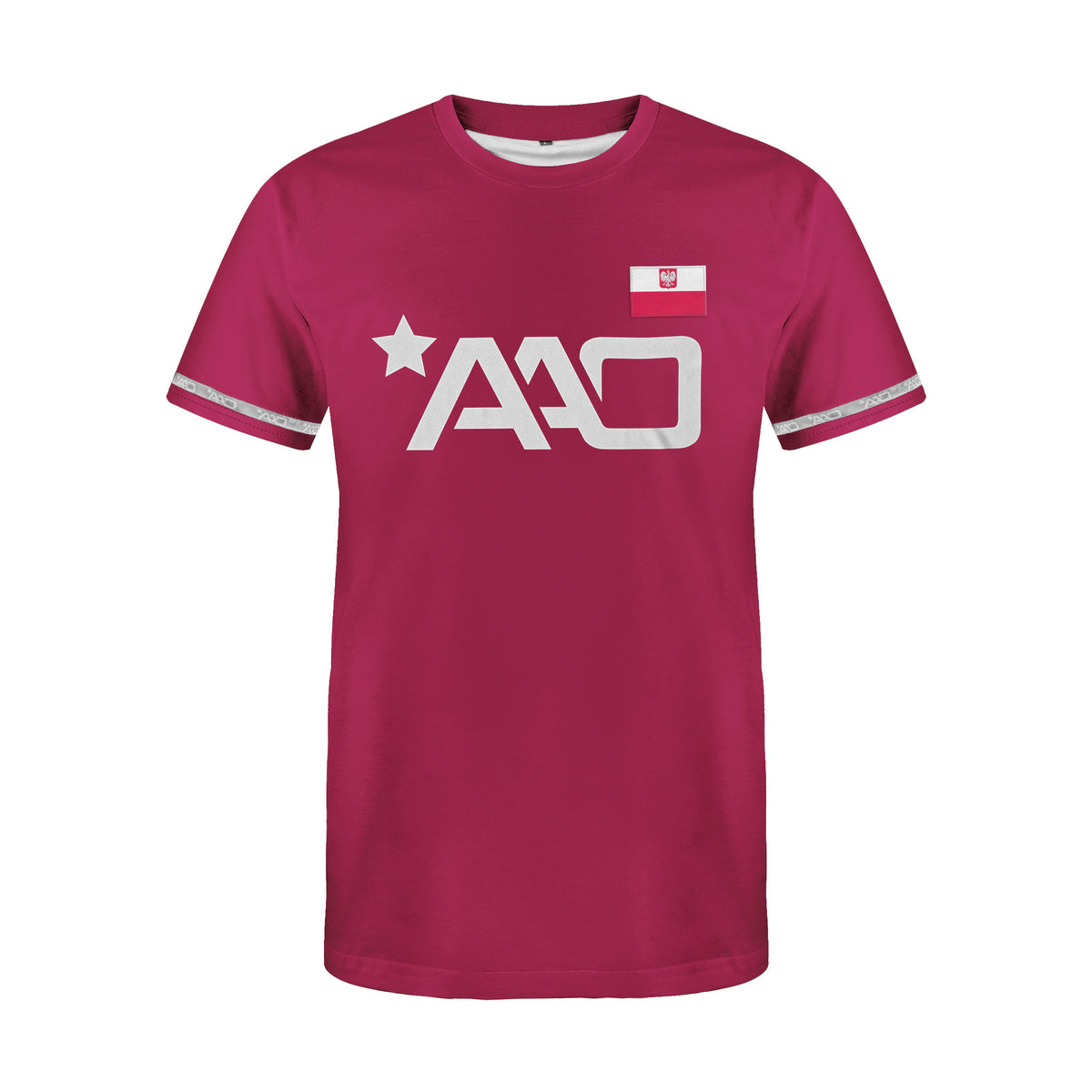 AAO Polska Martial Arts T-Shirt – Flag-Design Fightwear