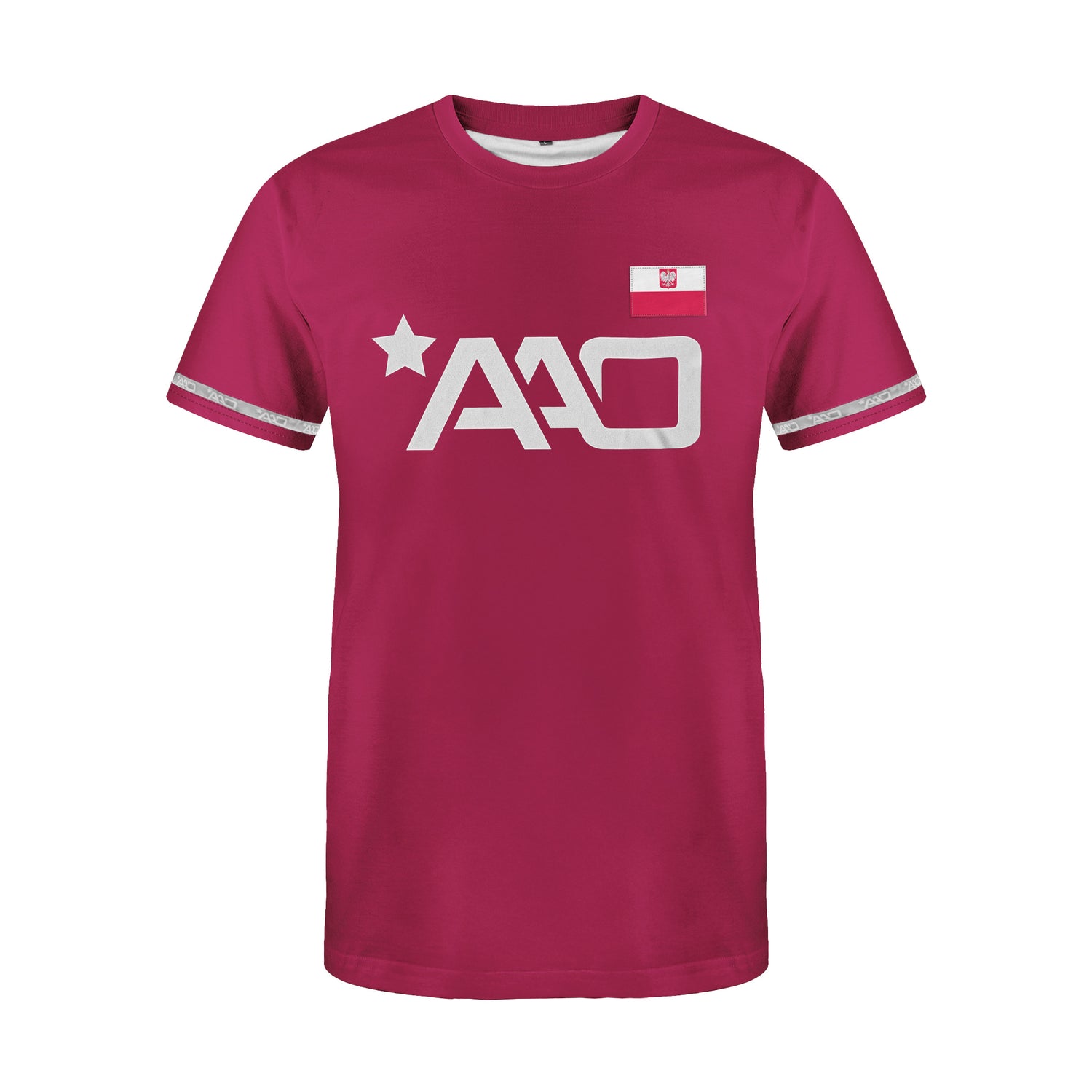 AAO Polska Martial Arts T-Shirt – Flag-Design Fightwear