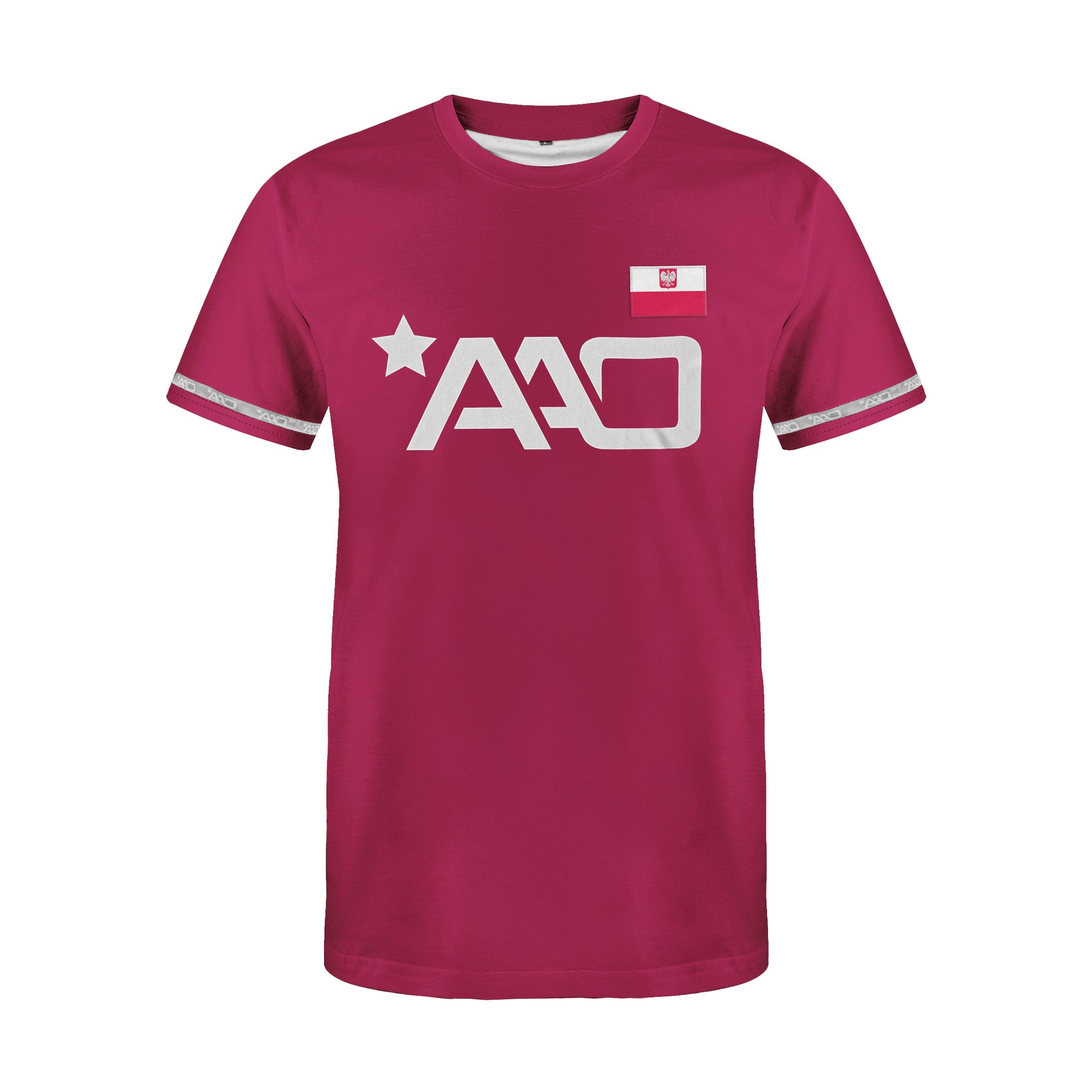 AAO Polska Martial Arts T-Shirt – Flag-Design Fightwear