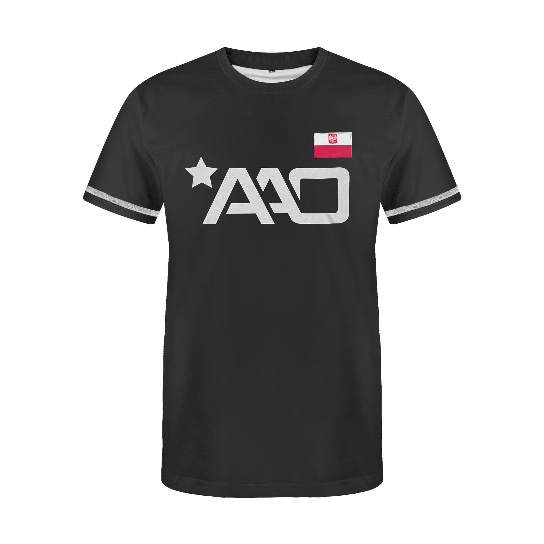 AAO Polska Martial Arts T-Shirt – Flag-Design Fightwear