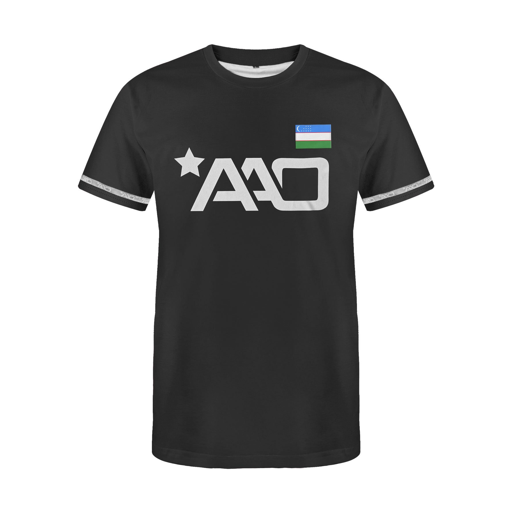 Uzbekistan Flag Performance T-Shirt