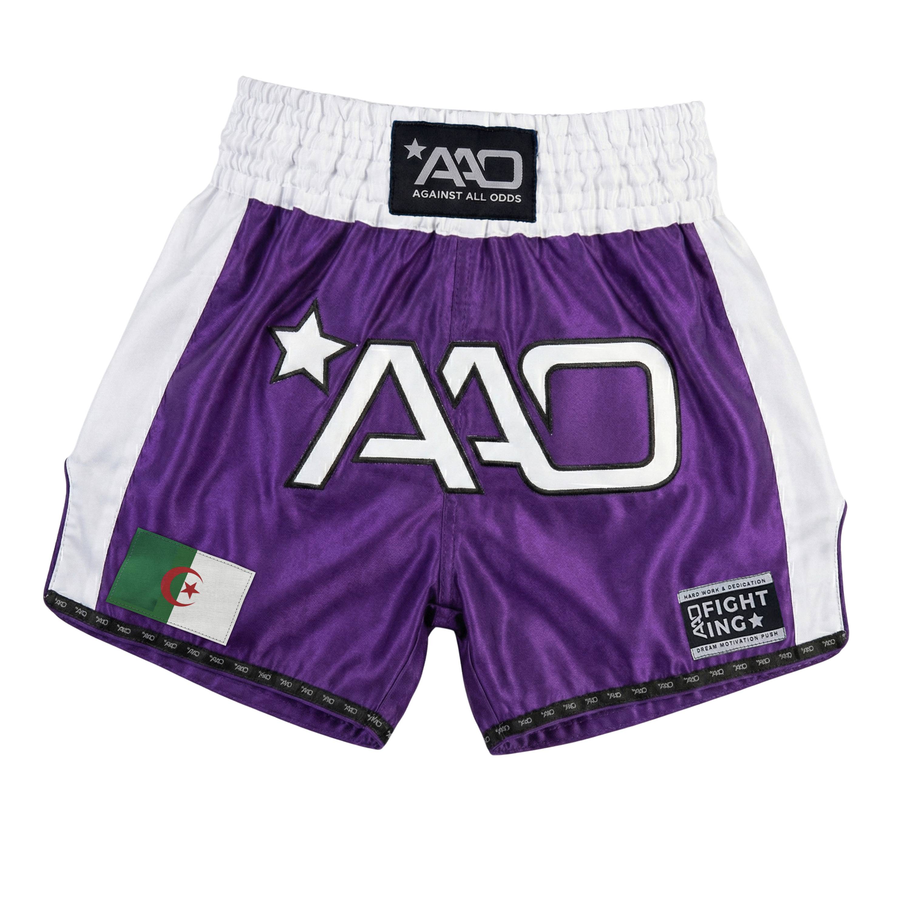 AAO Muay Thai Shorts "Legacy" - Algerien - Aao-Fighting