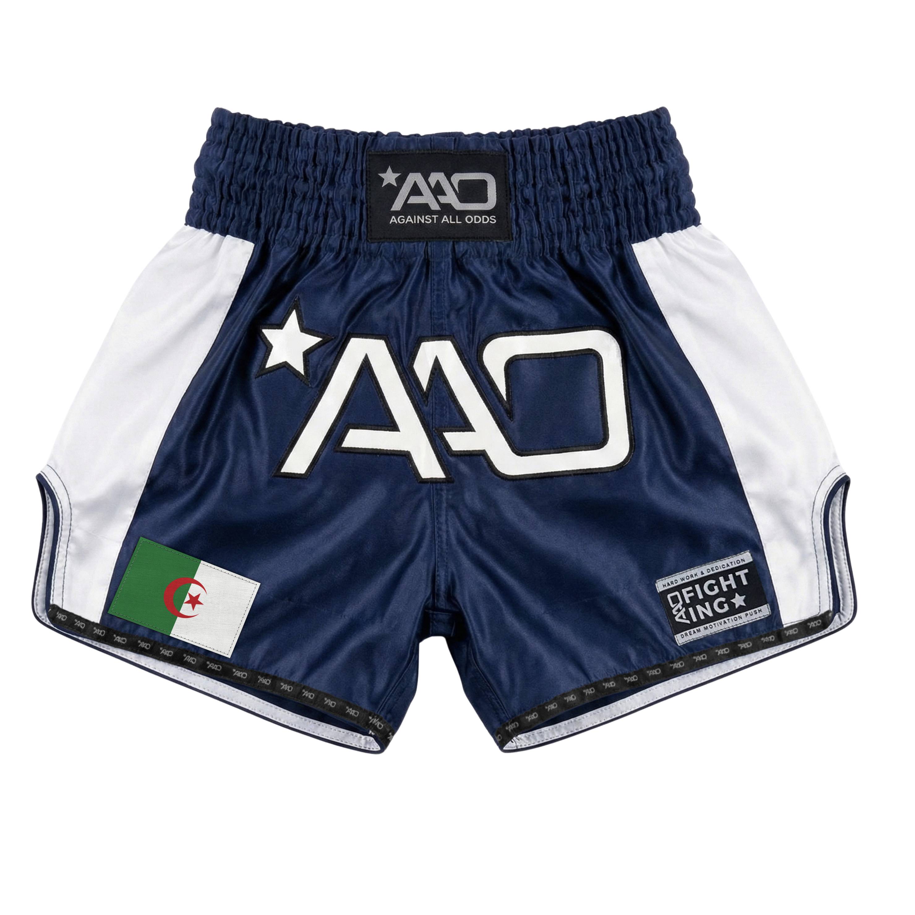 AAO Muay Thai Shorts "Legacy" - Algerien - Aao-Fighting