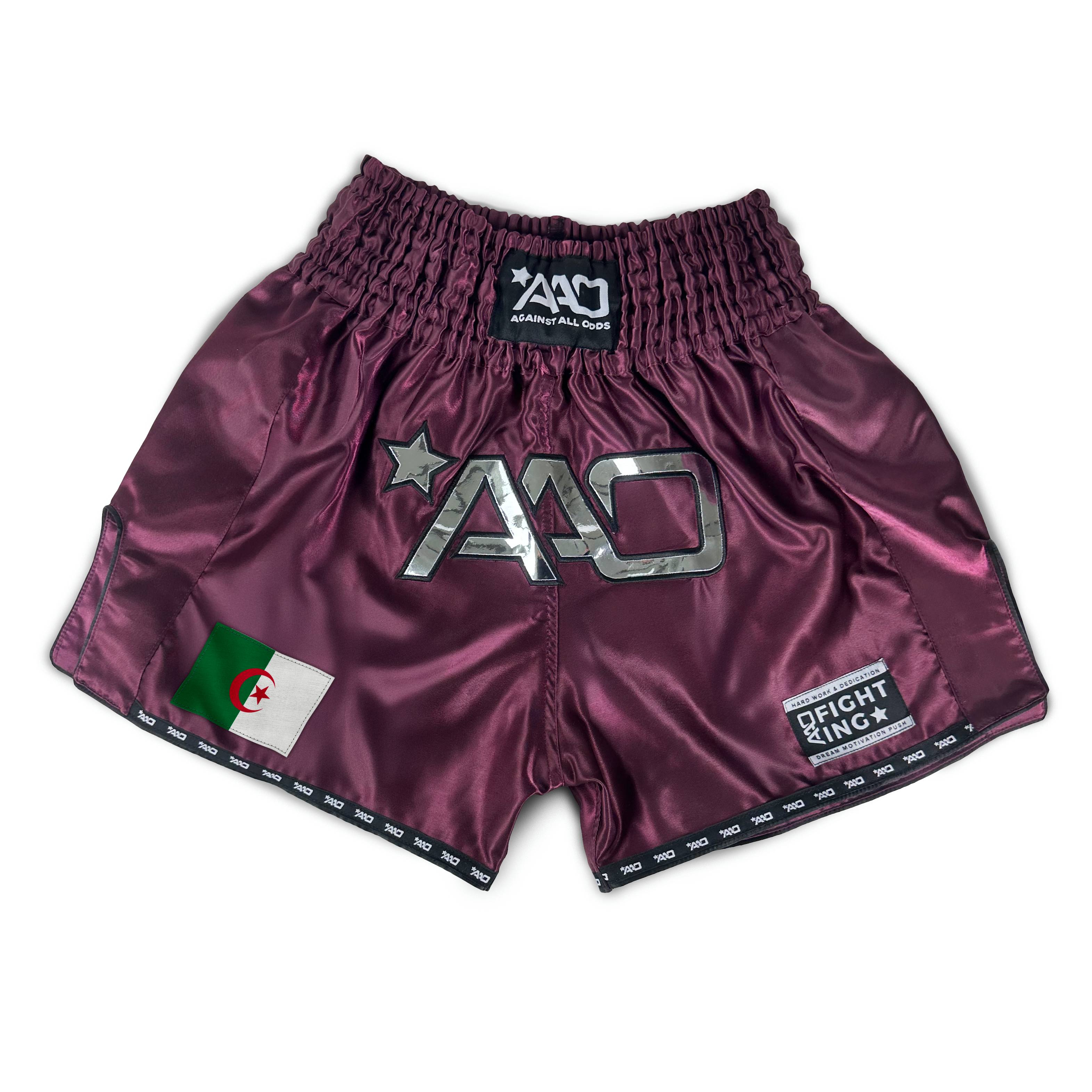 AAO Muay Thai Shorts "Legacy" - Algerien - Aao-Fighting