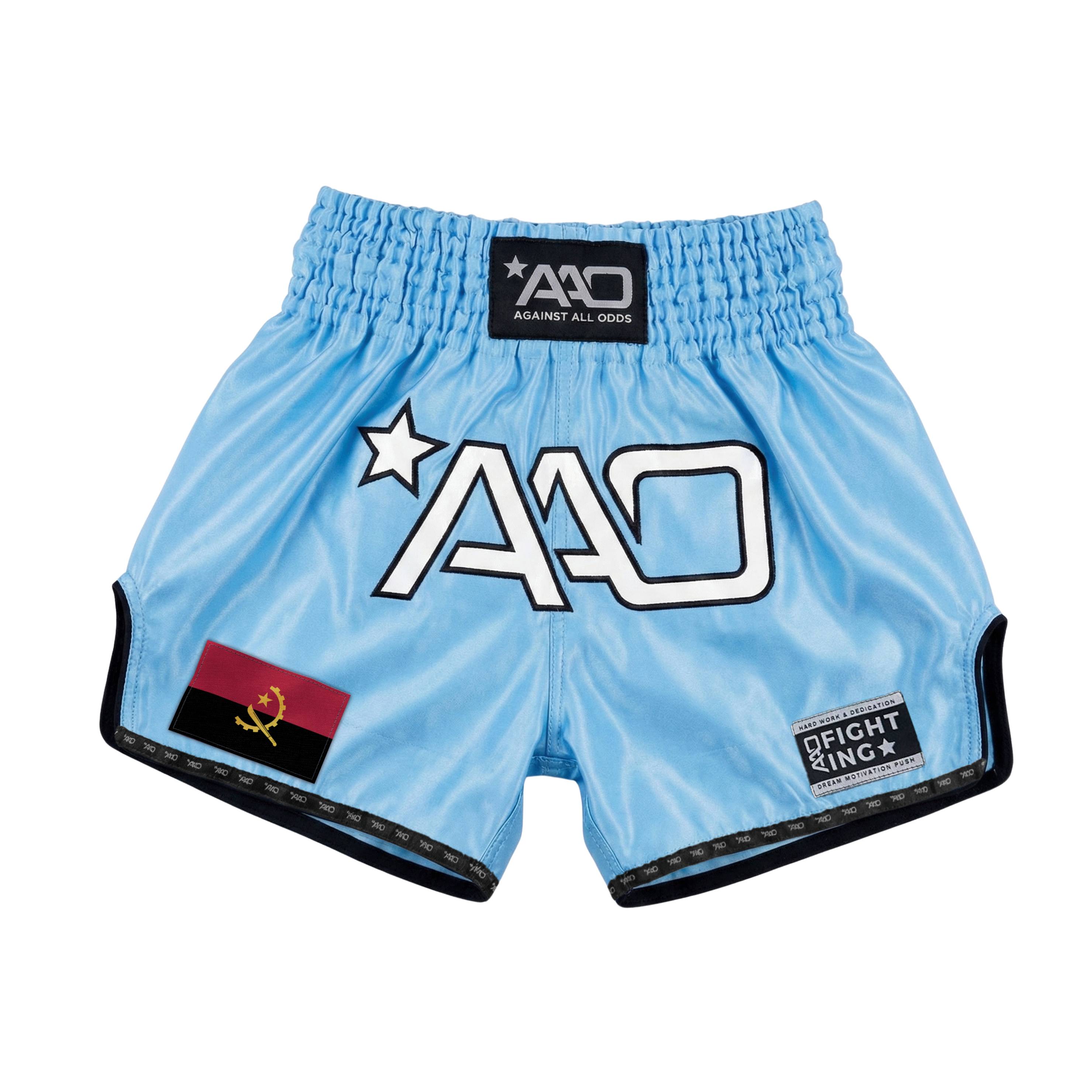 AAO Muay Thai Shorts "Legacy" - Angola - Aao-Fighting