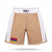 Armenien Elevate MMA Shorts Beige/Weiss Bild 1