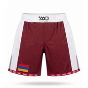 Armenien Elevate MMA Shorts Rot/Weiss Bild 1