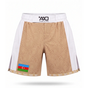 Aserbaidschan Elevate MMA Shorts Beige/Weiss Bild 1