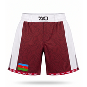 Aserbaidschan Elevate MMA Shorts Rot/Weiss Bild 1