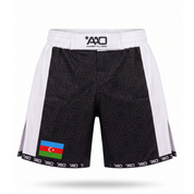 Aserbaidschan Elevate MMA Shorts Schwarz/Weiss Bild 1