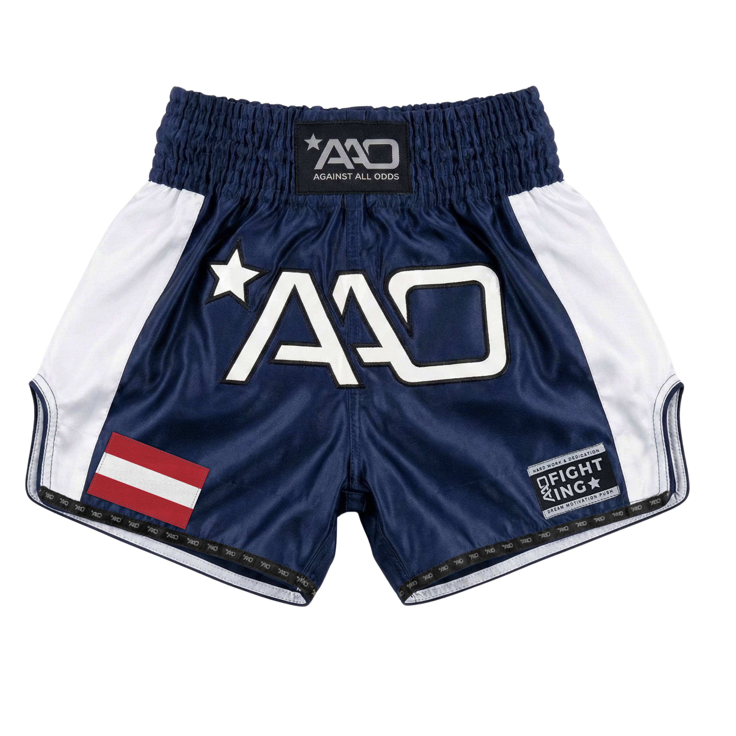 AAO Muay Thai Shorts "Legacy" - Österreich - Aao-Fighting