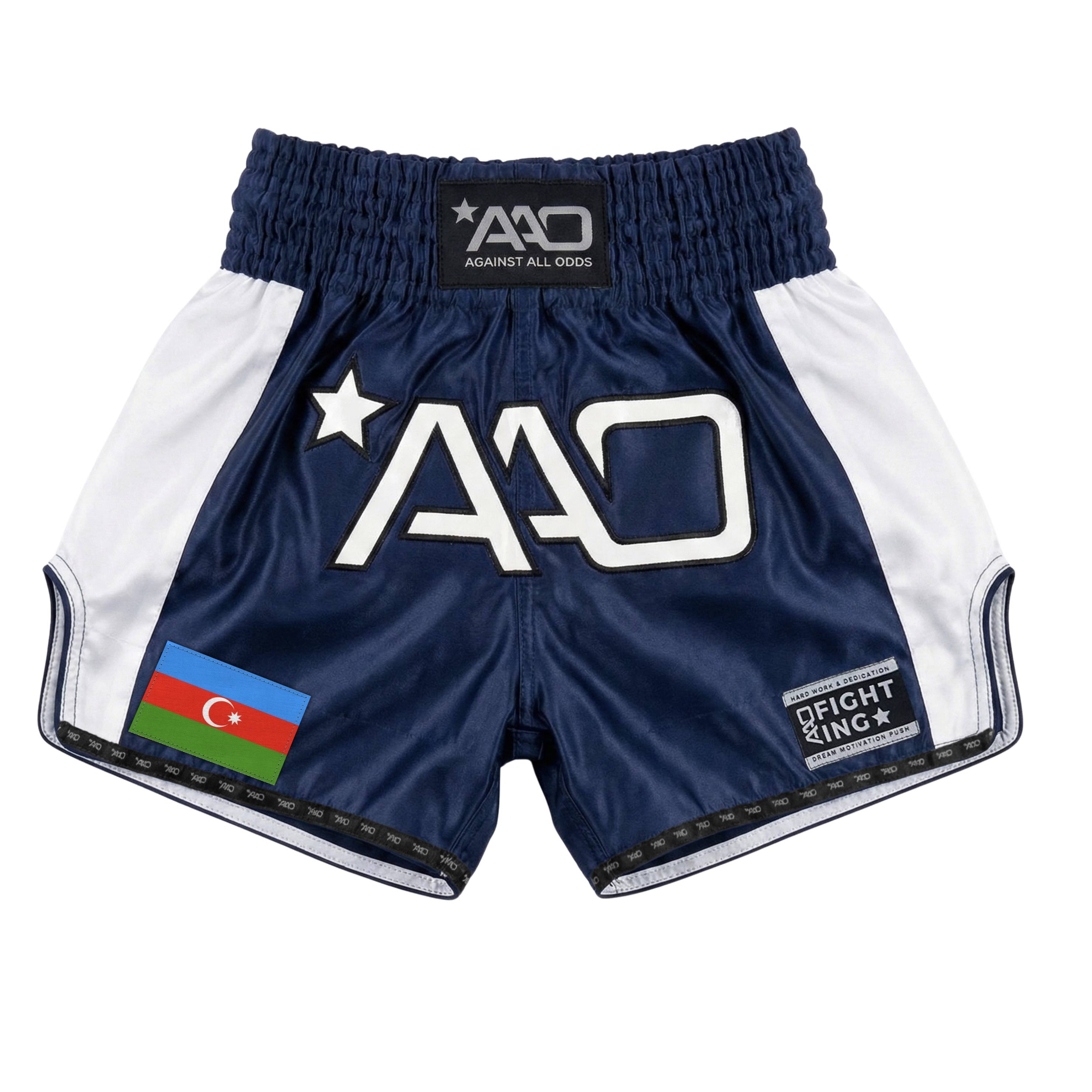 AAO Muay Thai Shorts "Legacy" - Aserbaidschan - Aao-Fighting