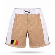 Belgien Elevate MMA Shorts Beige/Weiss Bild 1