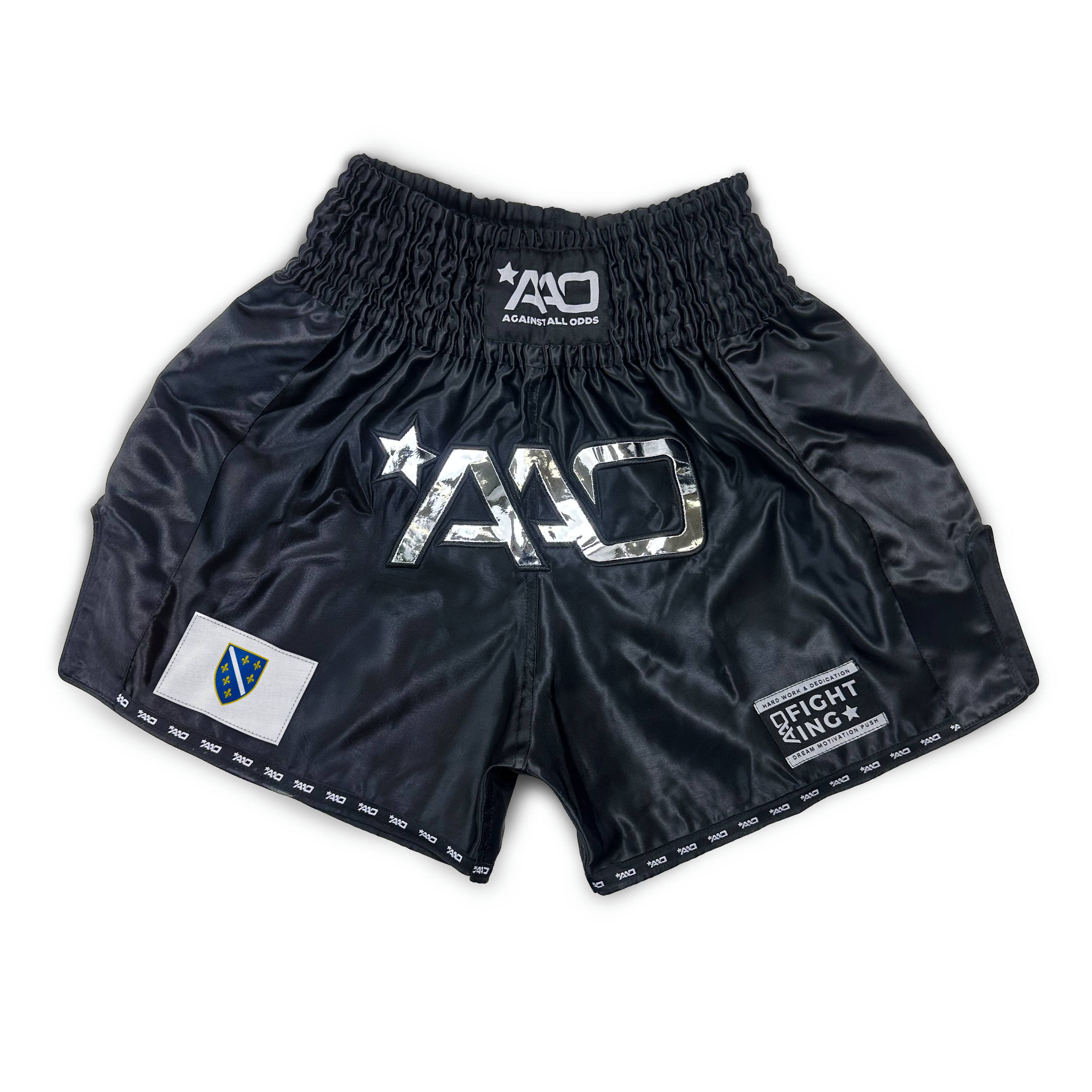 AAO Muay Thai Shorts "Legacy" - Bosnia Ljiljan - Aao-Fighting