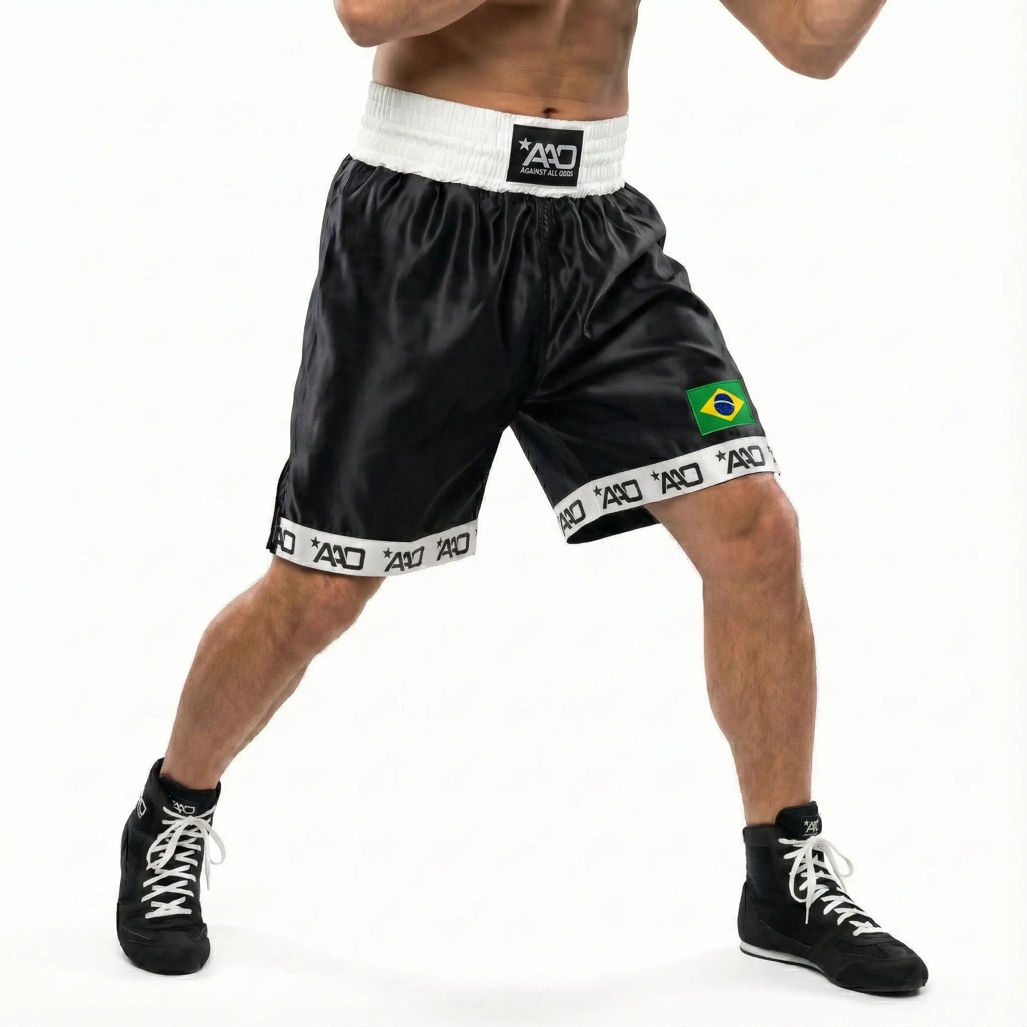 Boxing Shorts - Brasil - Aao-Fighting