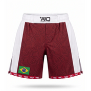 Brasilien Elevate MMA Shorts Rot/Weiss Bild 1