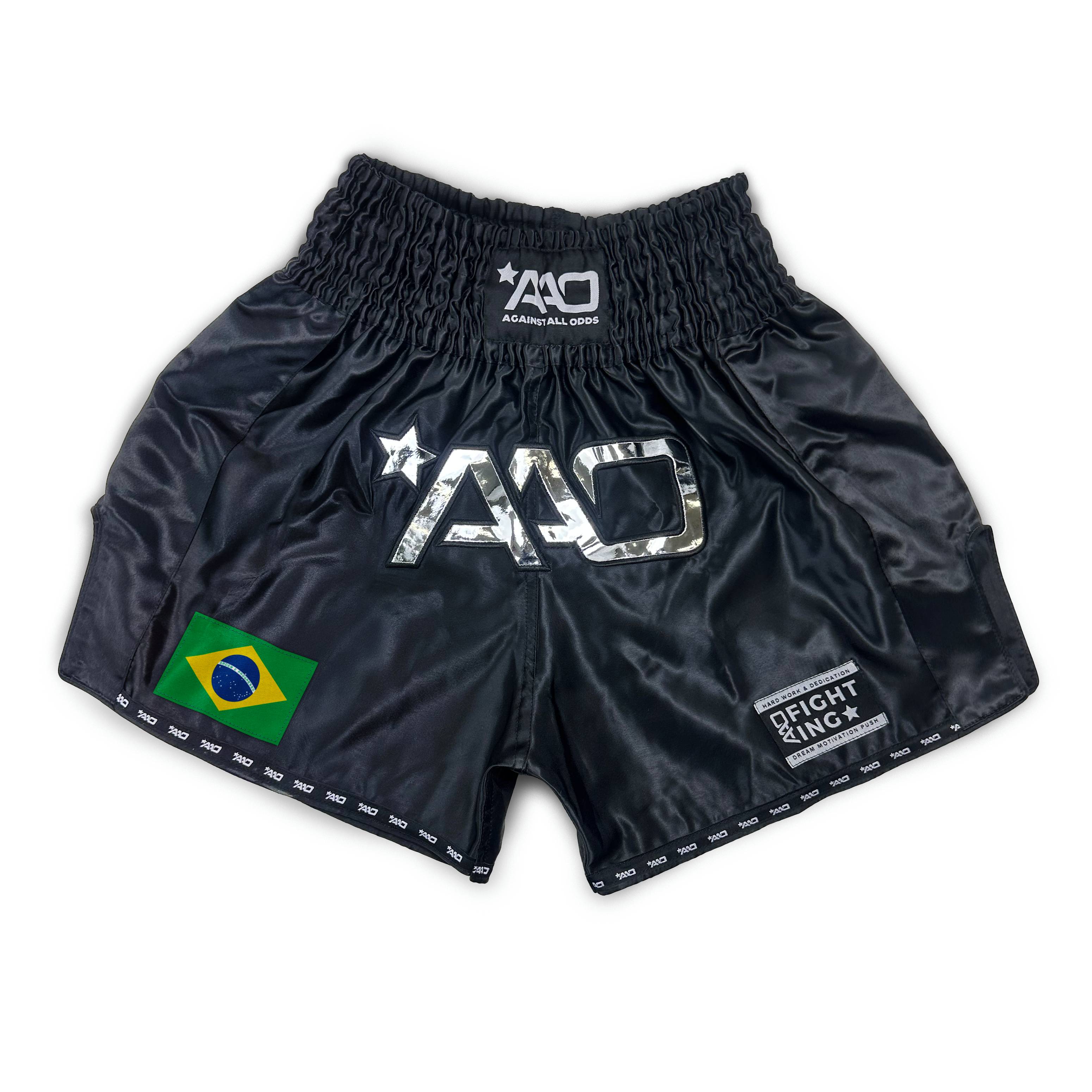 AAO Muay Thai Shorts "Legacy" - Brasilien - Aao-Fighting