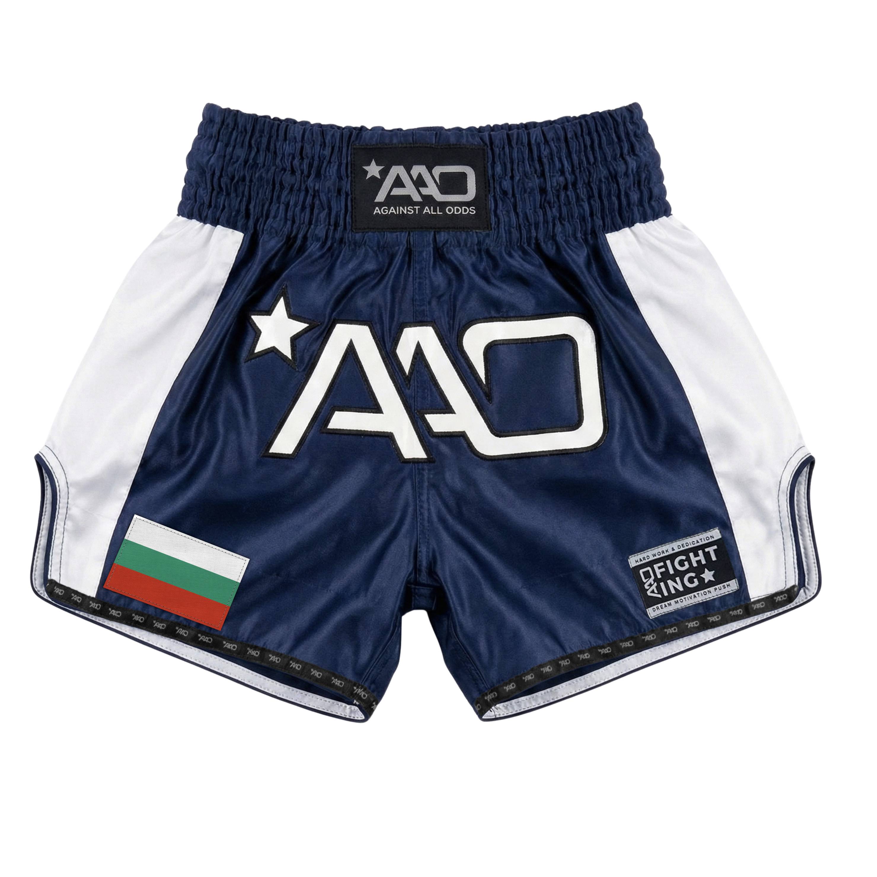 AAO Muay Thai Shorts "Legacy" - Bulgarien - Aao-Fighting