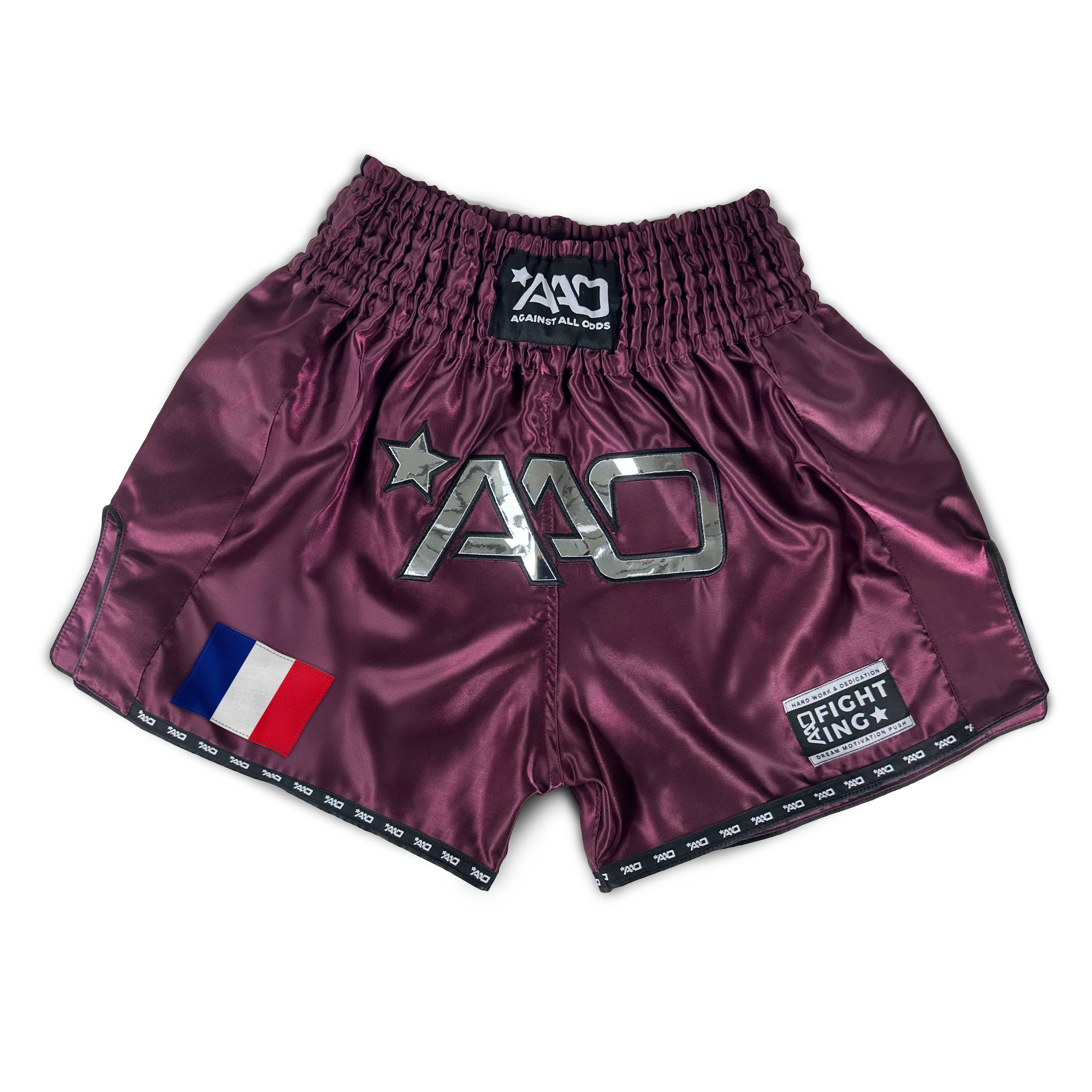 AAO Muay Thai Shorts "Legacy"  - Frankreich - Aao-Fighting