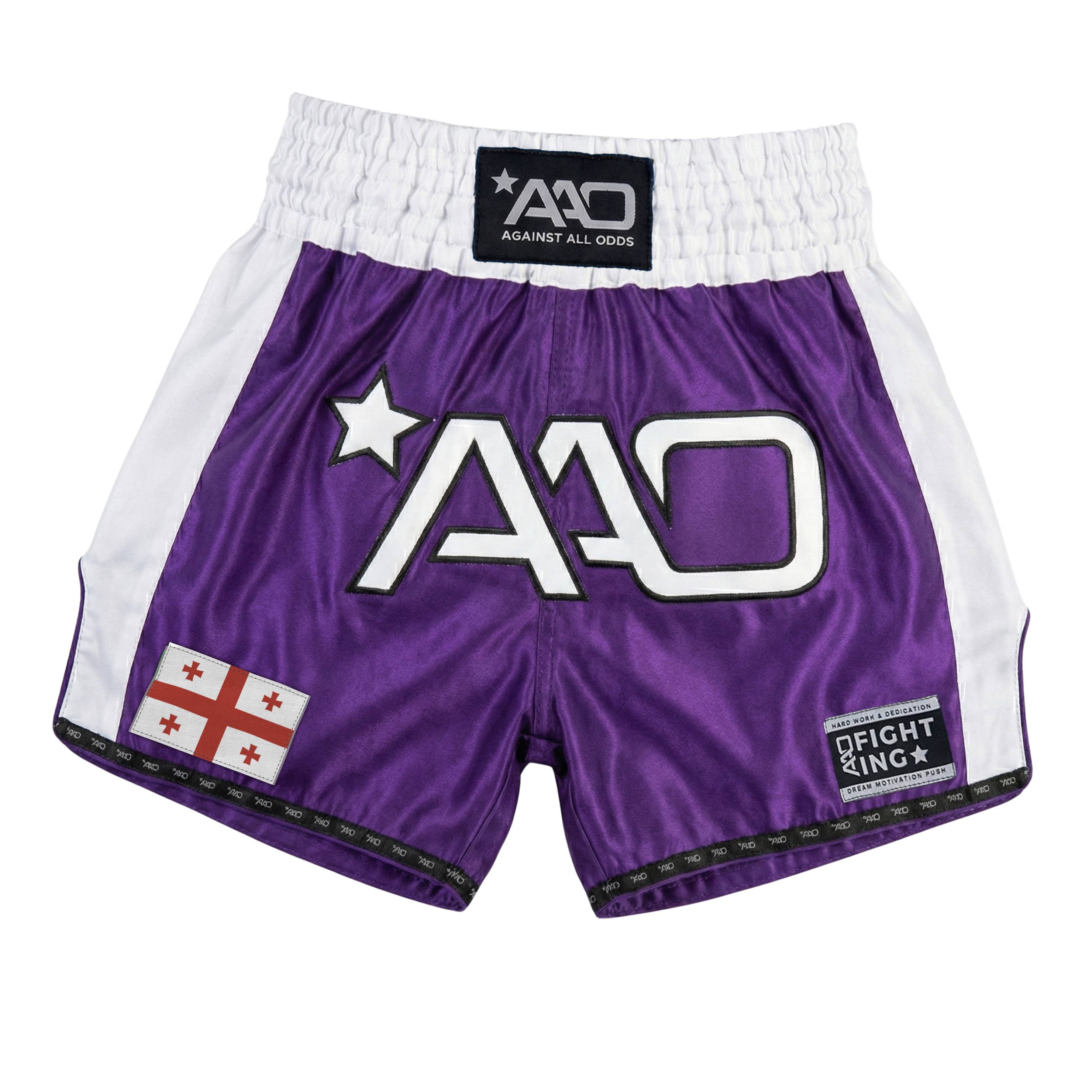 AAO Muay Thai Shorts "Legacy"  - Georgia - Aao-Fighting