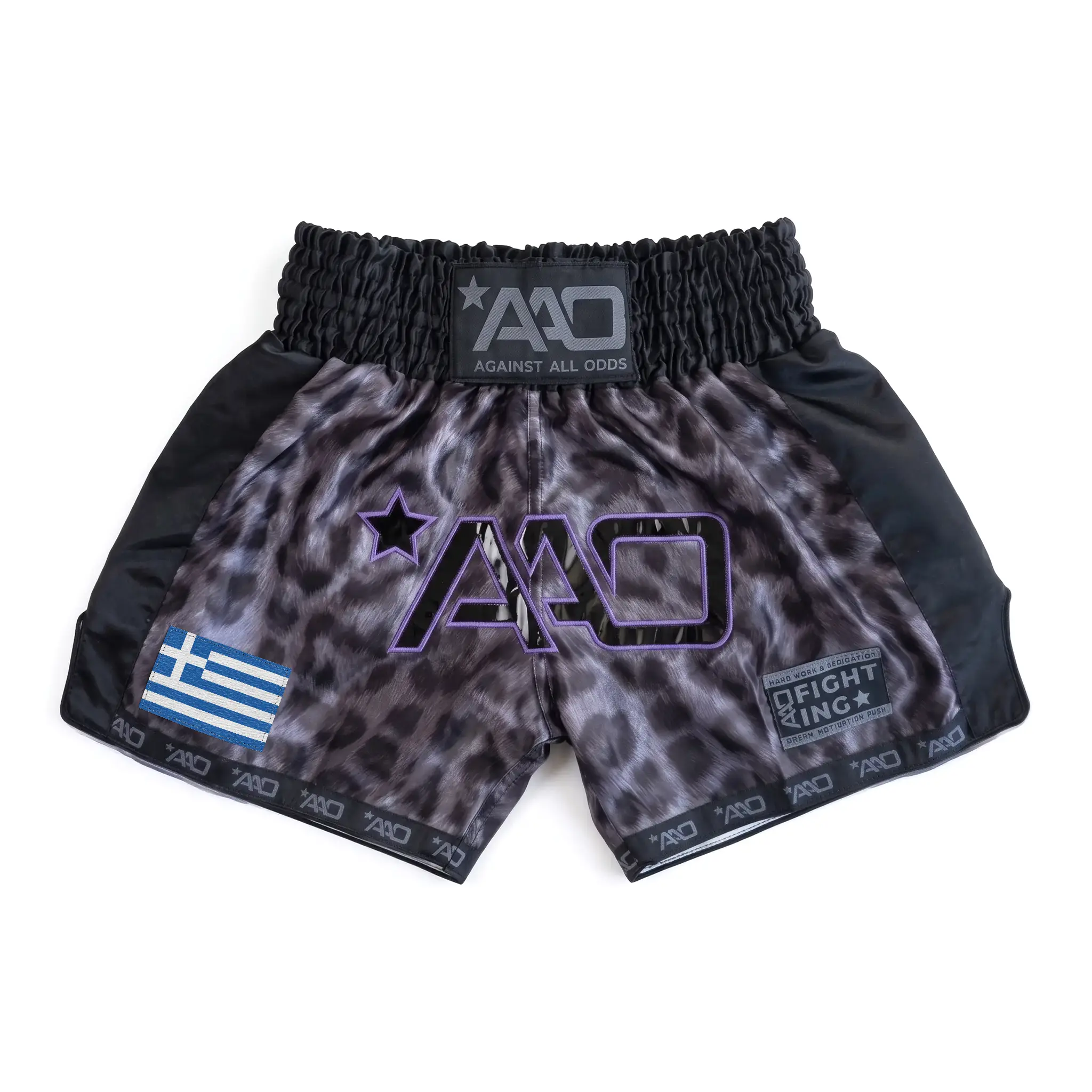 Griechenland TechLayer Muay Thai Shorts - AAO