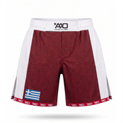 Griechenland Elevate MMA Shorts Rot/Weiss Bild 1