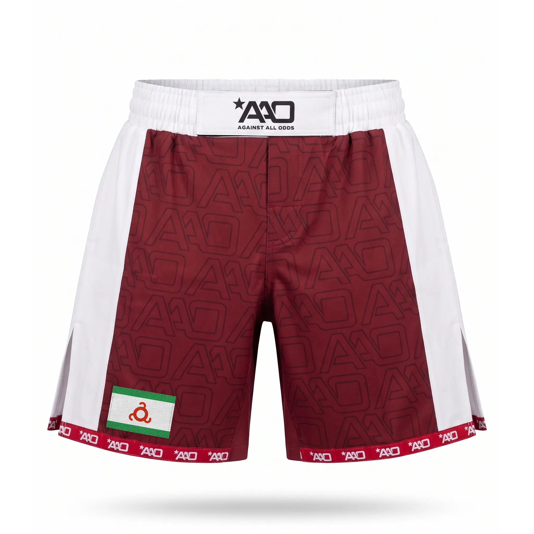 Inguschetien Elevate MMA Shorts Rot/Weiss Bild 1