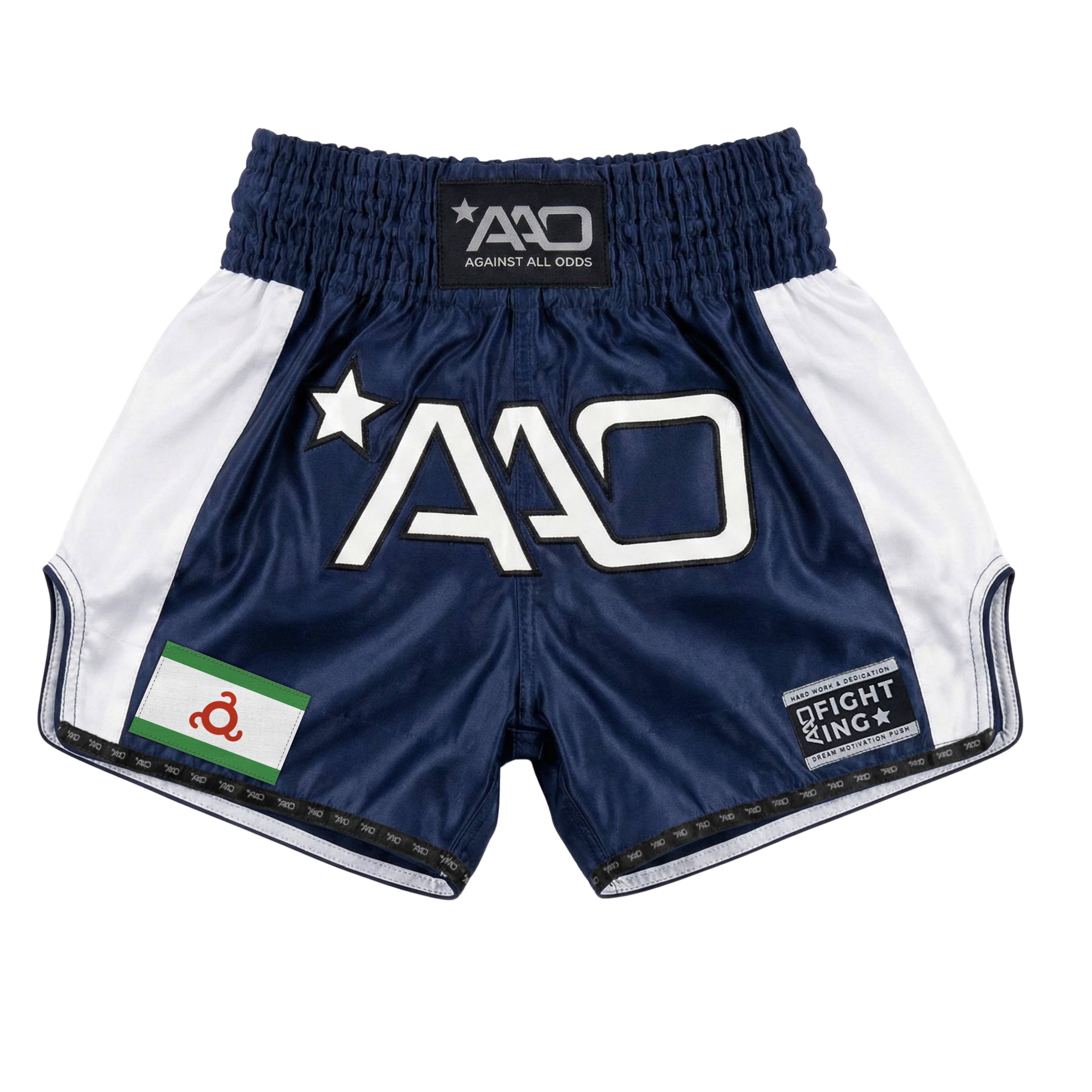 AAO Muay Thai Shorts "Legacy" - Ingushetia - Aao-Fighting