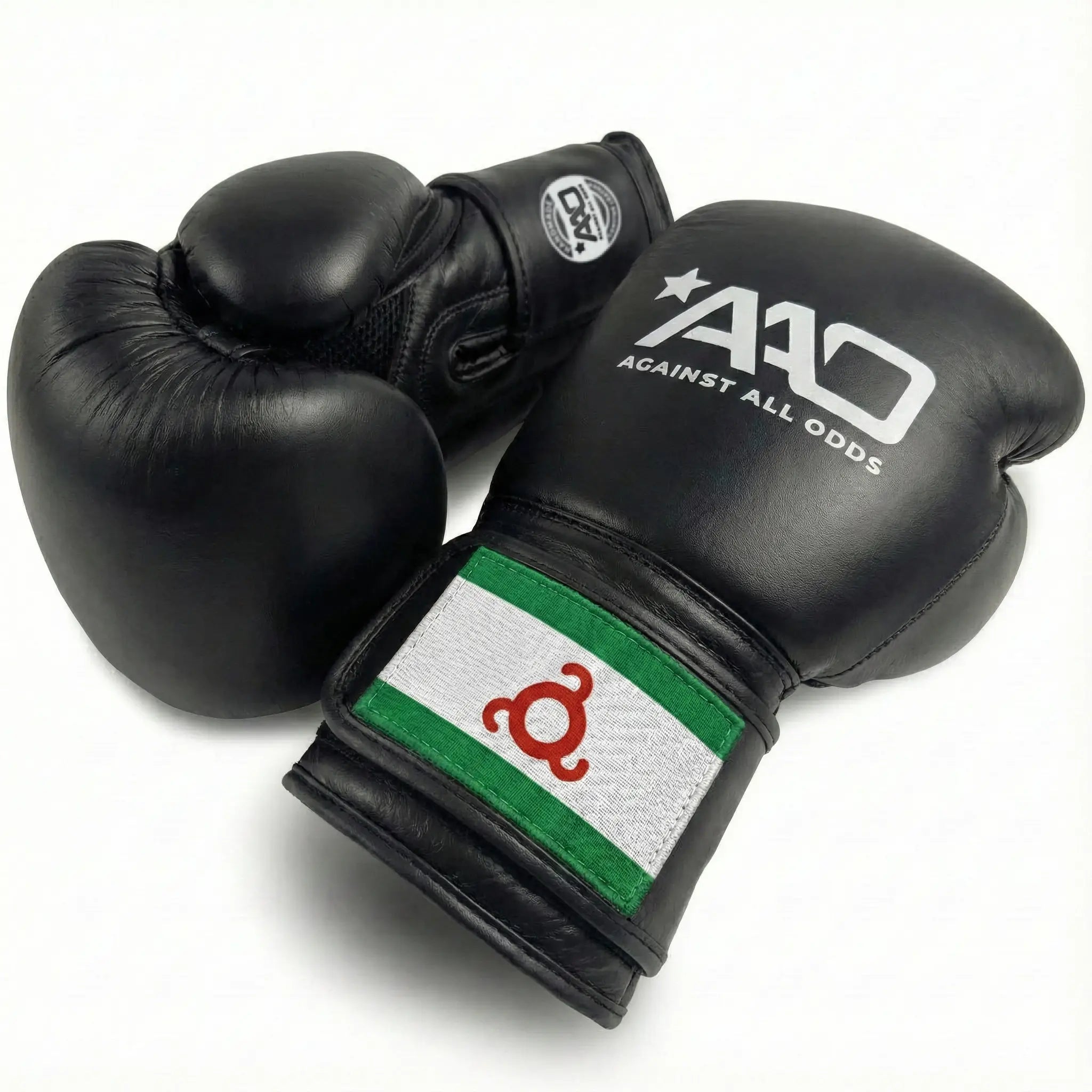AAO Legacy Boxhandschuhe Ingushetia  Flagge Echtleder