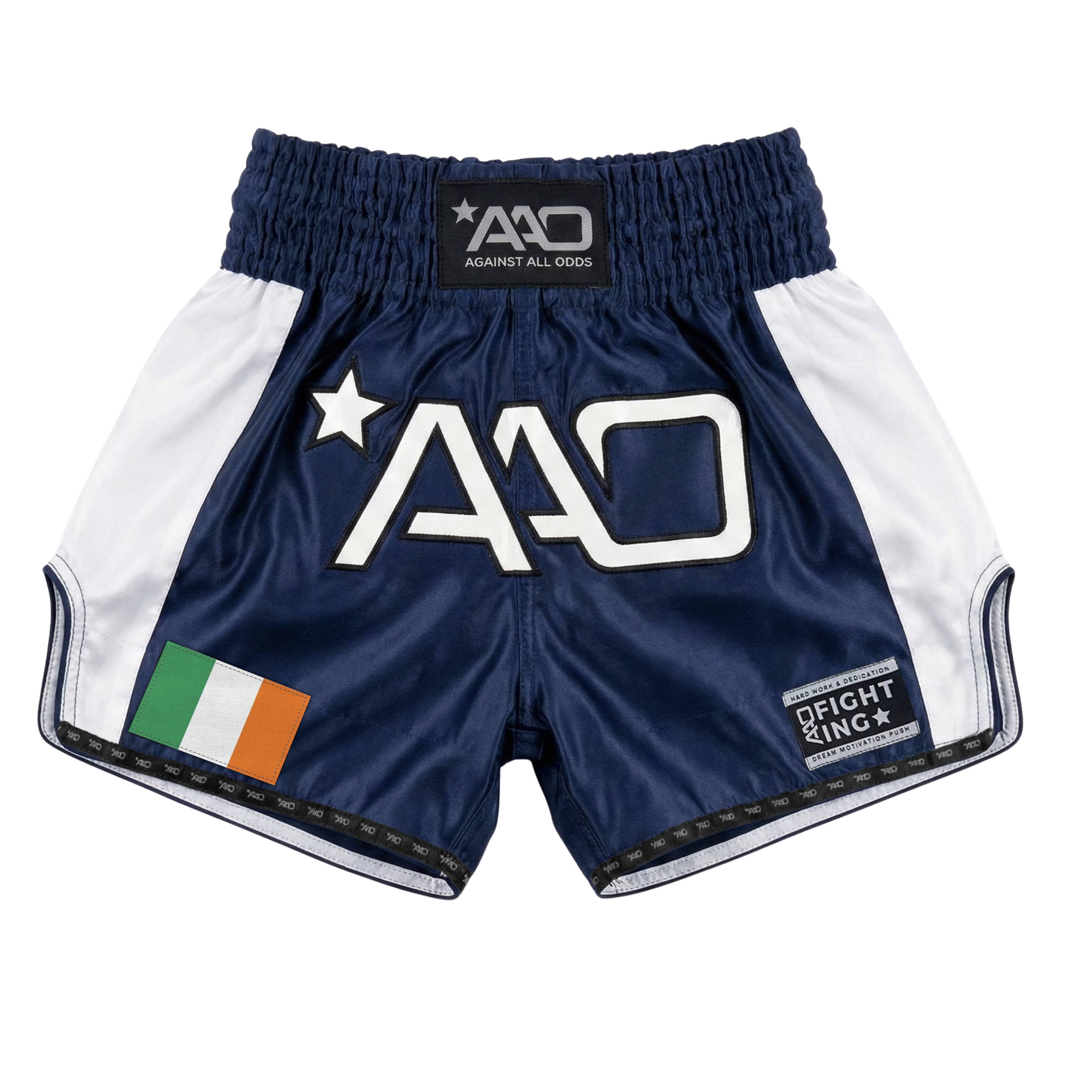 AAO Muay Thai Shorts "Legacy" - Irland - Aao-Fighting