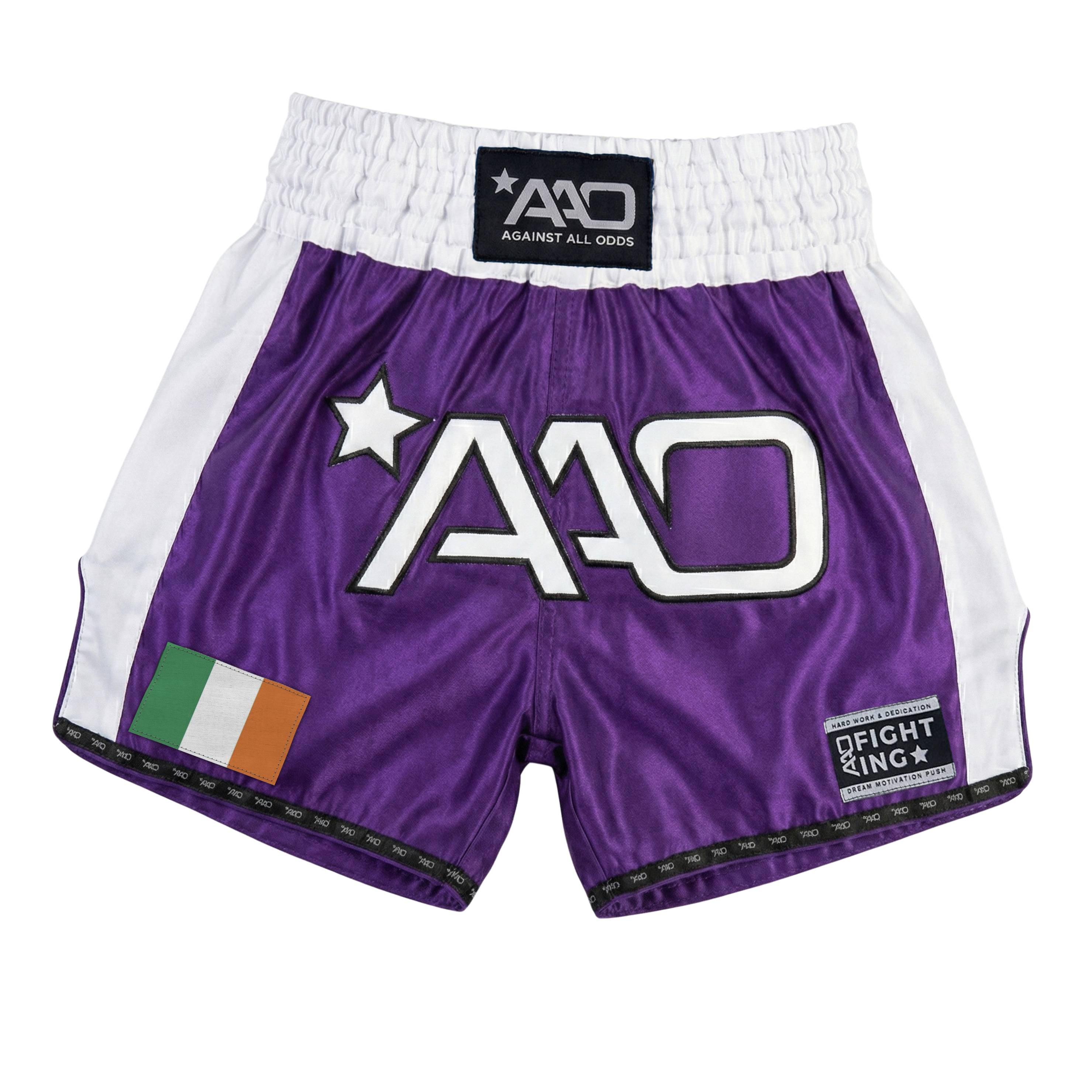 AAO Muay Thai Shorts "Legacy" - Irland - Aao-Fighting
