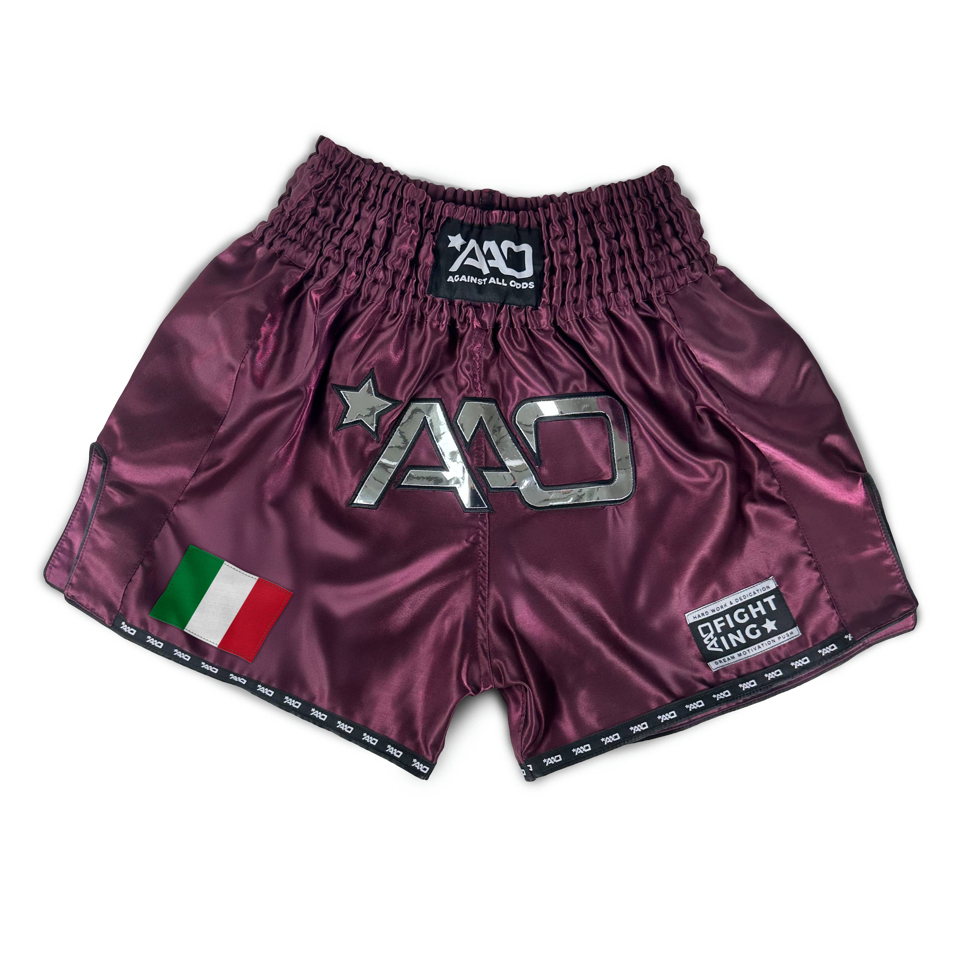AAO Muay Thai Shorts "Legacy" - Italien - Aao-Fighting
