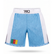 Kamerun Elevate MMA Shorts Babyblau/Weiss Bild 1