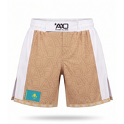 Kasachstan Elevate MMA Shorts Beige/Weiss Bild 1