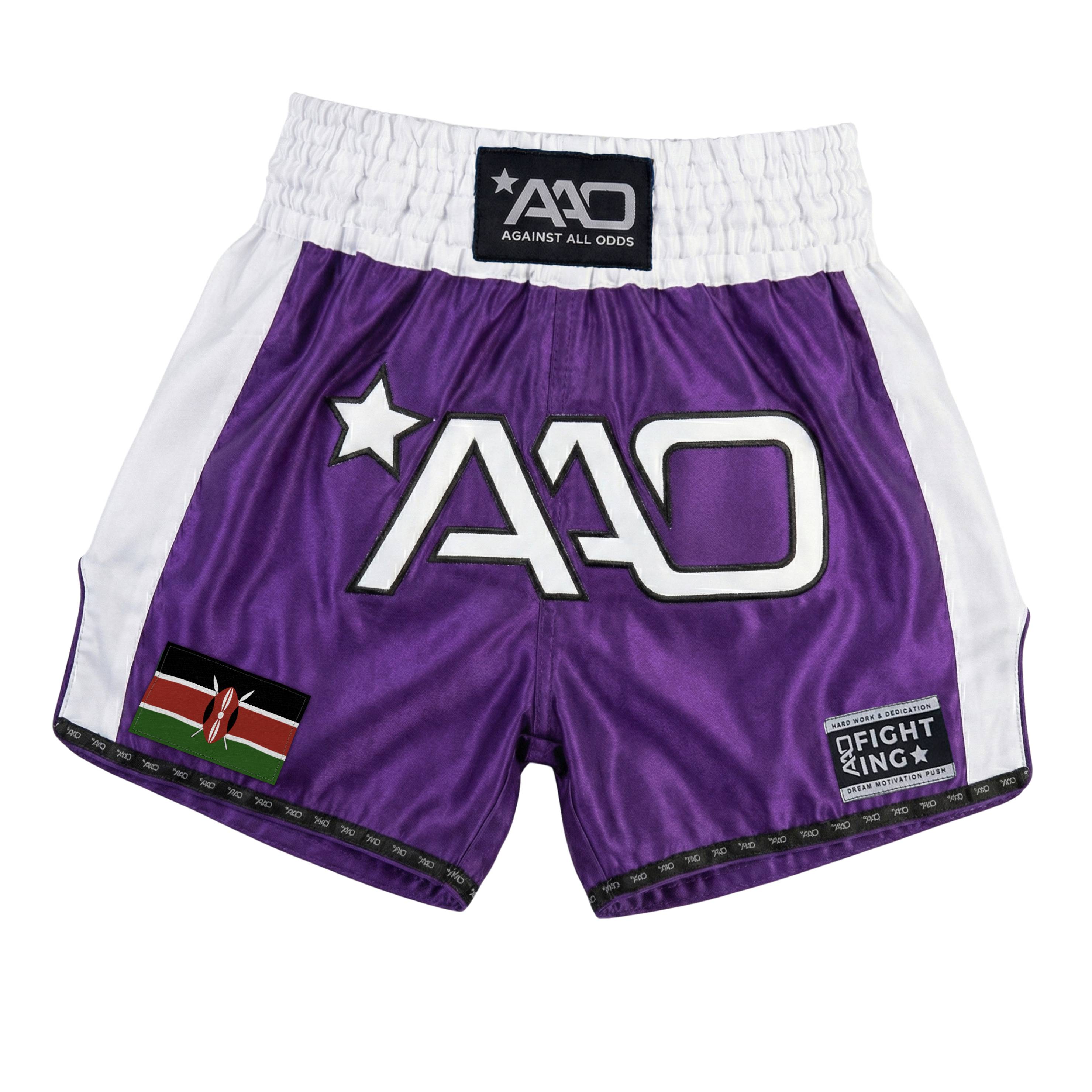 AAO Muay Thai Shorts "Legacy" - Kenia - Aao-Fighting