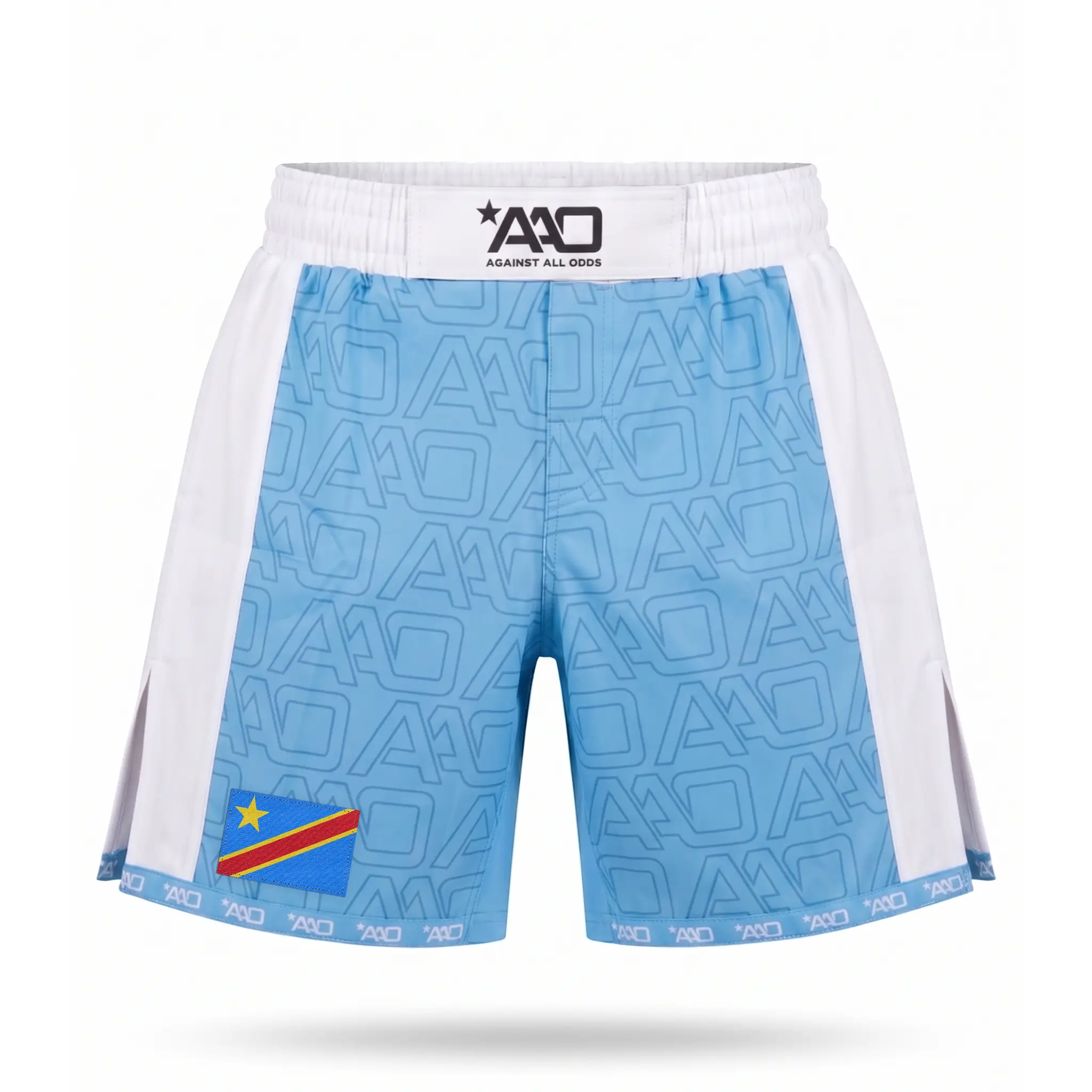Kongo Elevate MMA Shorts Babyblau/Weiss Bild 1