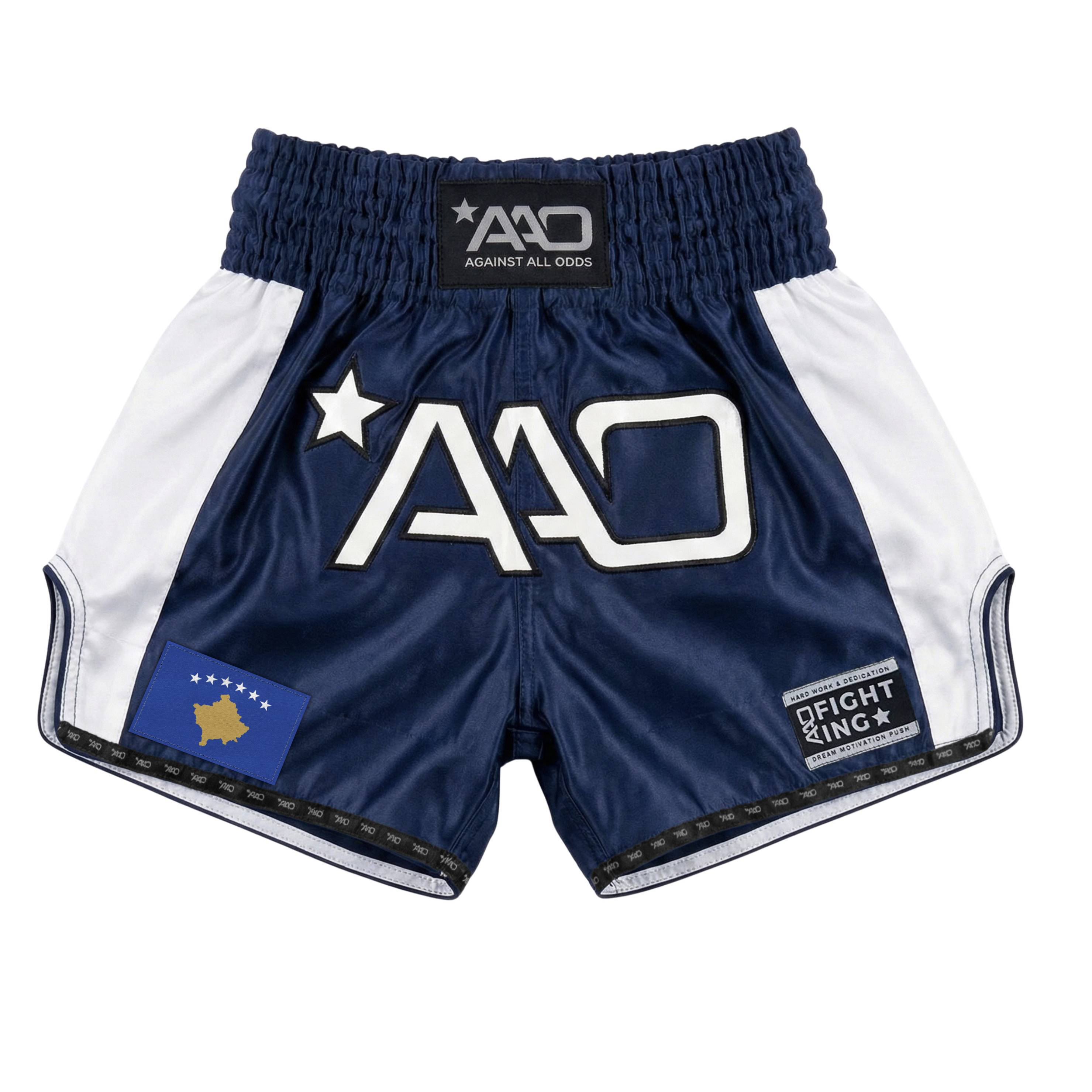 AAO Muay Thai Shorts "Legacy" - Kosovo - Aao-Fighting